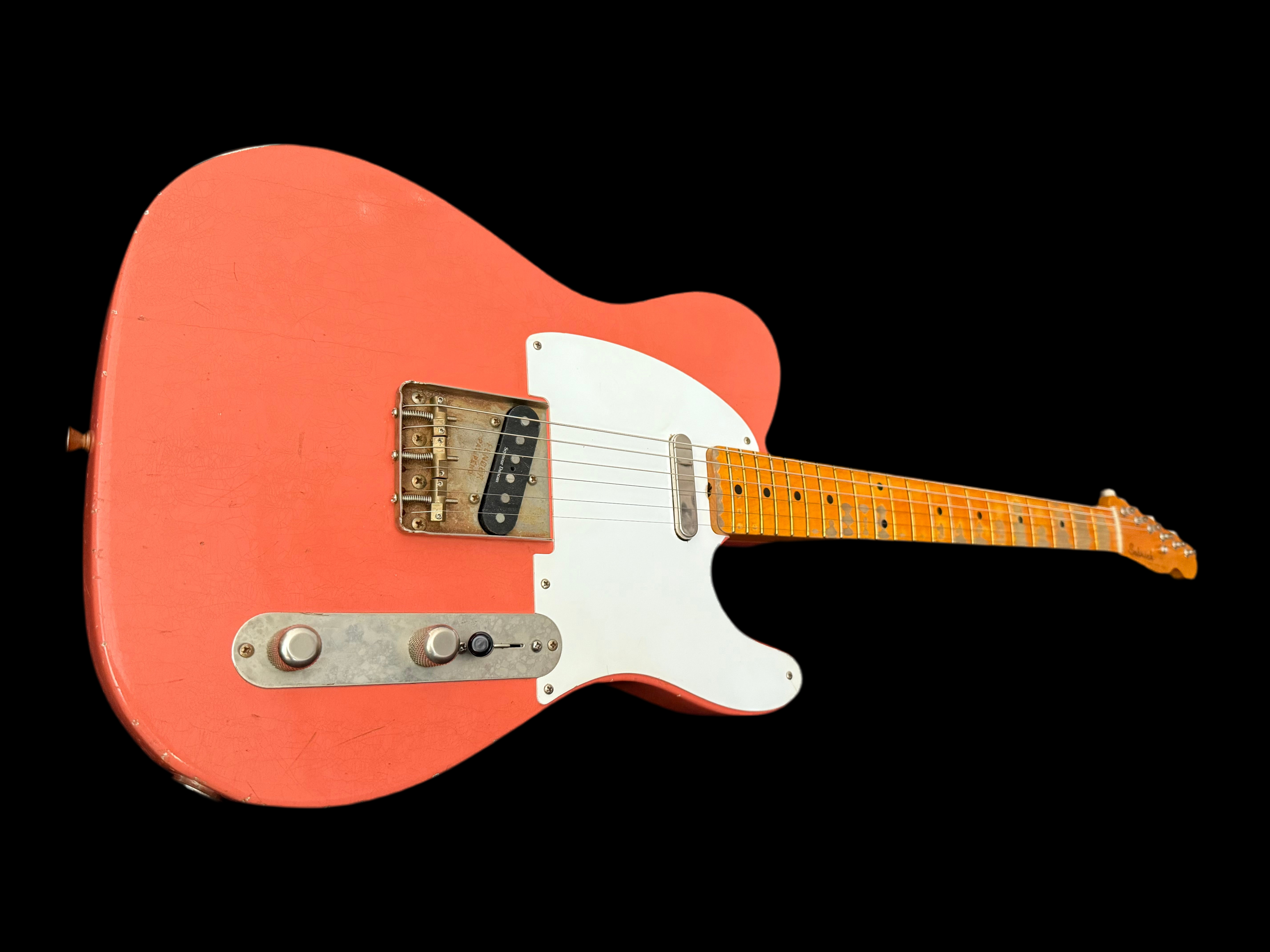 Sobrich Golden Era „Coralcaster“ Ash mid 50‘s T-Model Custombuilt