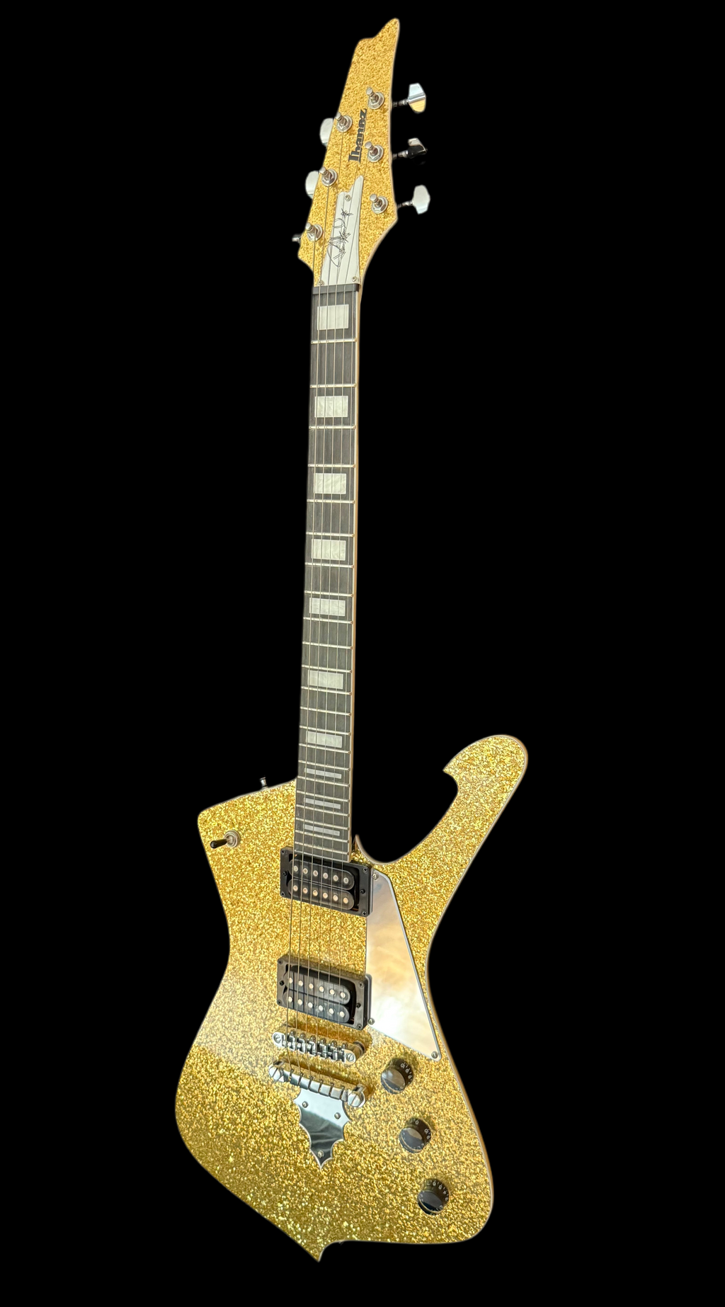 2023 Ibanez Iceman Paul Stanley Signature Sparkle Gold (PS60-SGL)