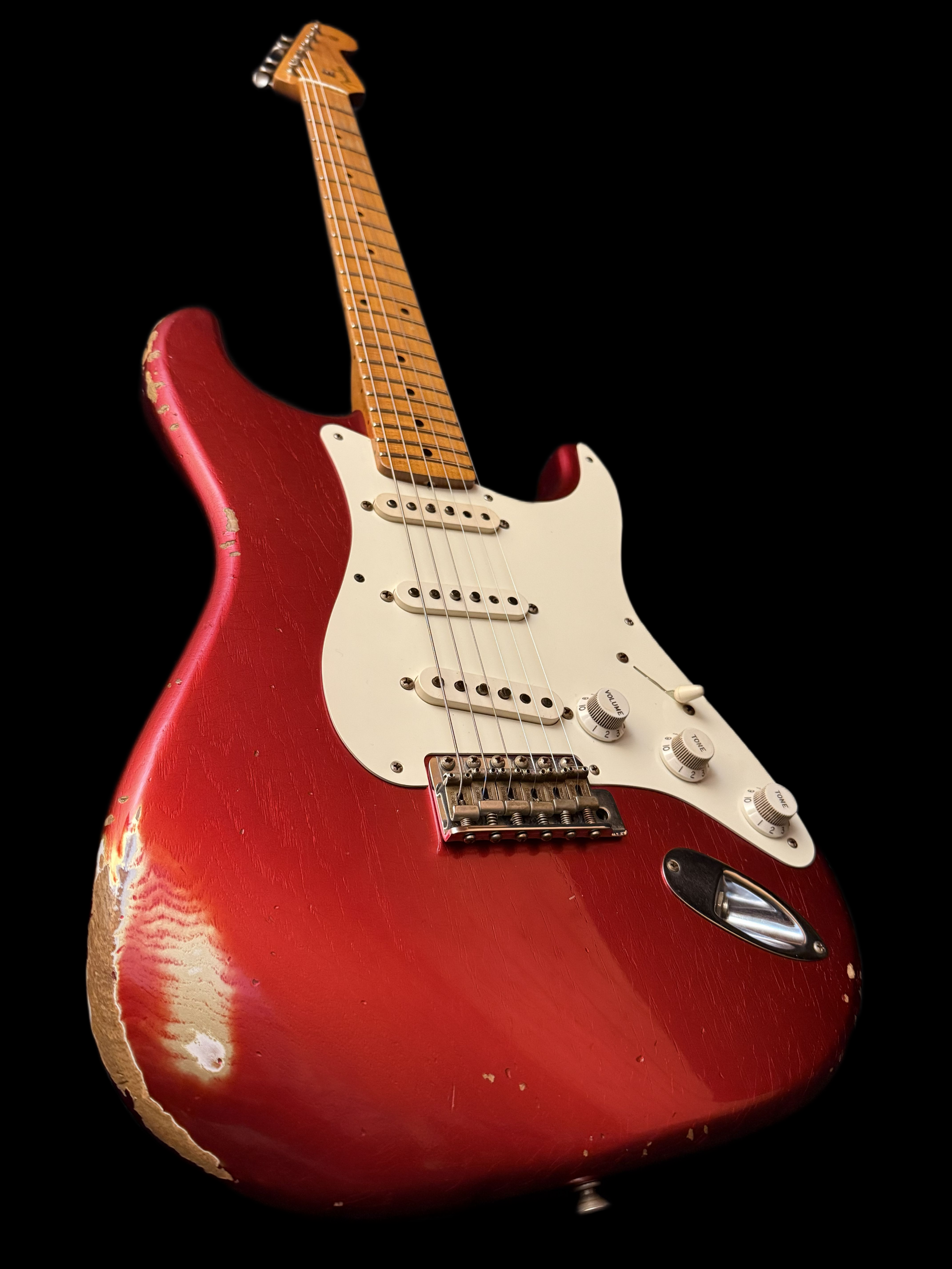 2016 Fender '57 Stratocaster Relic Candy Apple Red *Roasted Ash* 3,08kg