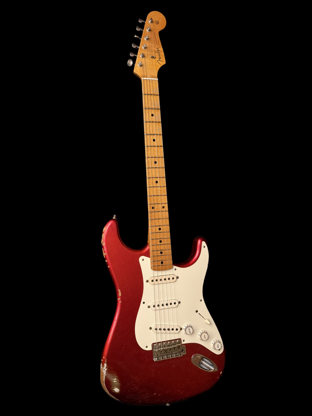 2016 Fender '57 Stratocaster Relic Candy Apple Red *Roasted Ash* 3,08kg