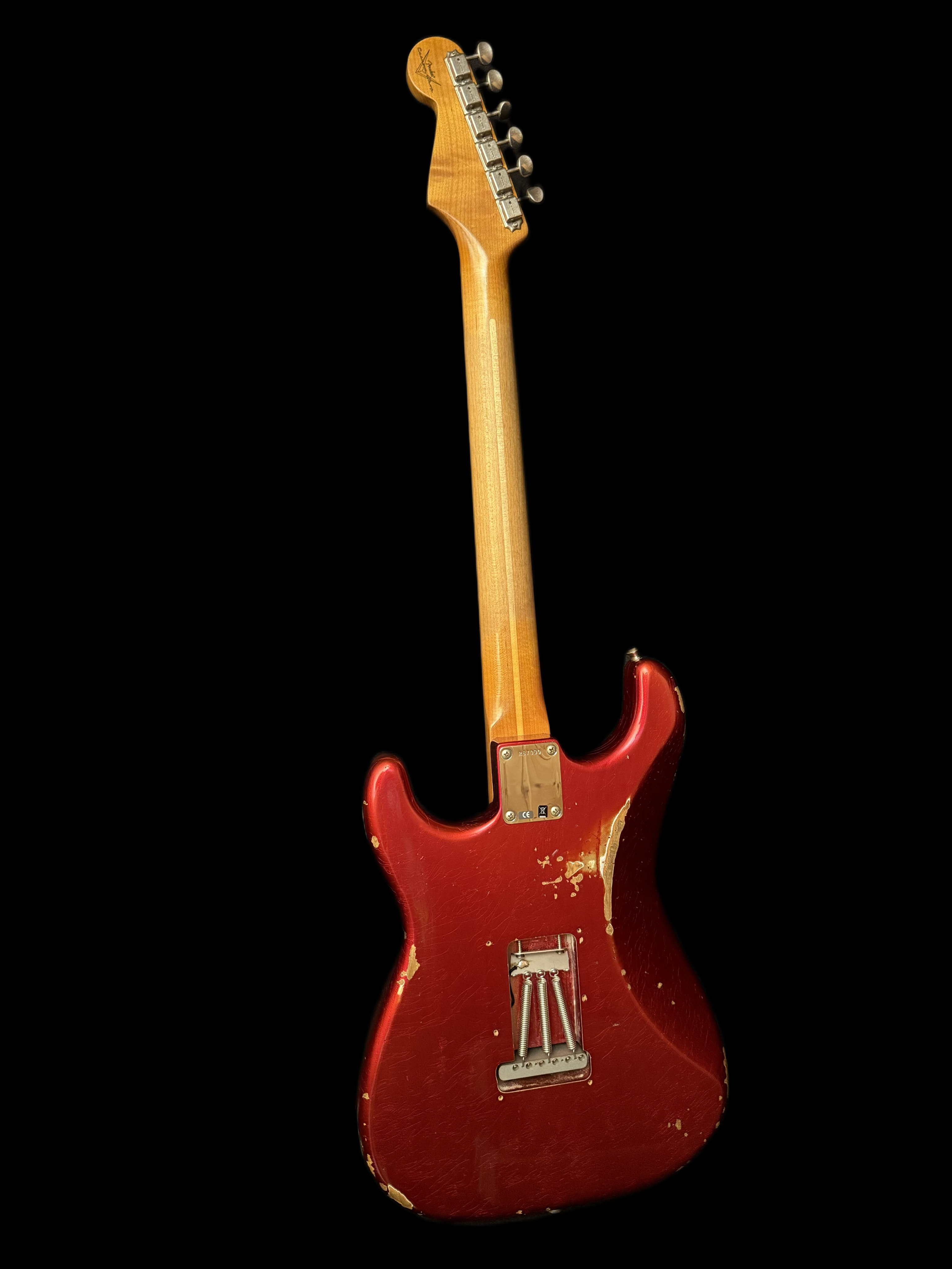 2016 Fender '57 Stratocaster Relic Candy Apple Red *Roasted Ash* 3,08kg