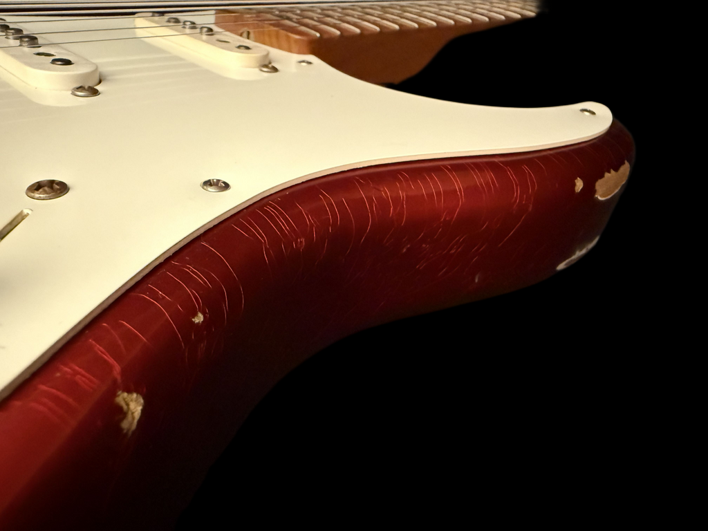 2016 Fender '57 Stratocaster Relic Candy Apple Red *Roasted Ash* 3,08kg