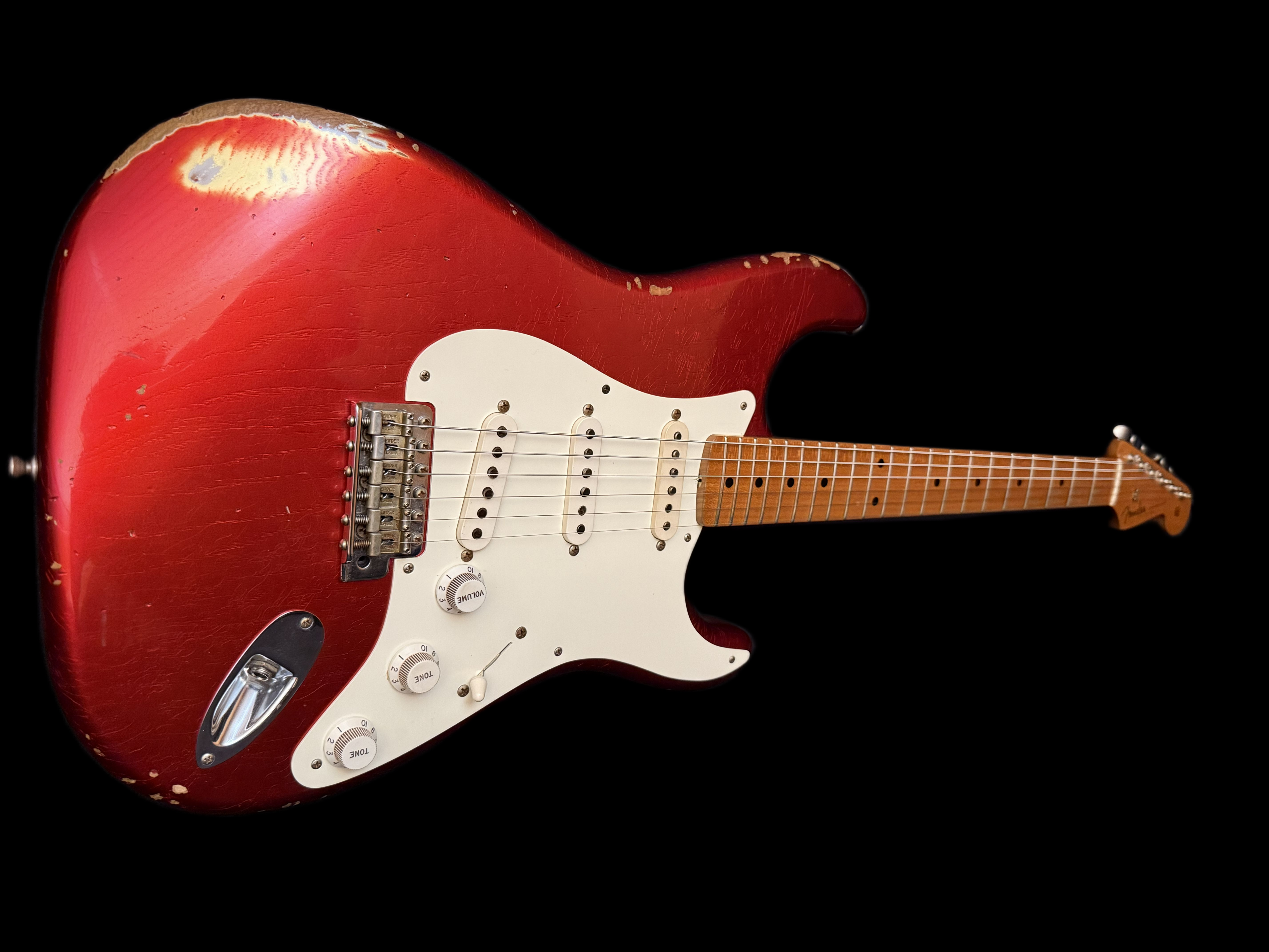 2016 Fender '57 Stratocaster Relic Candy Apple Red *Roasted Ash* 3,08kg