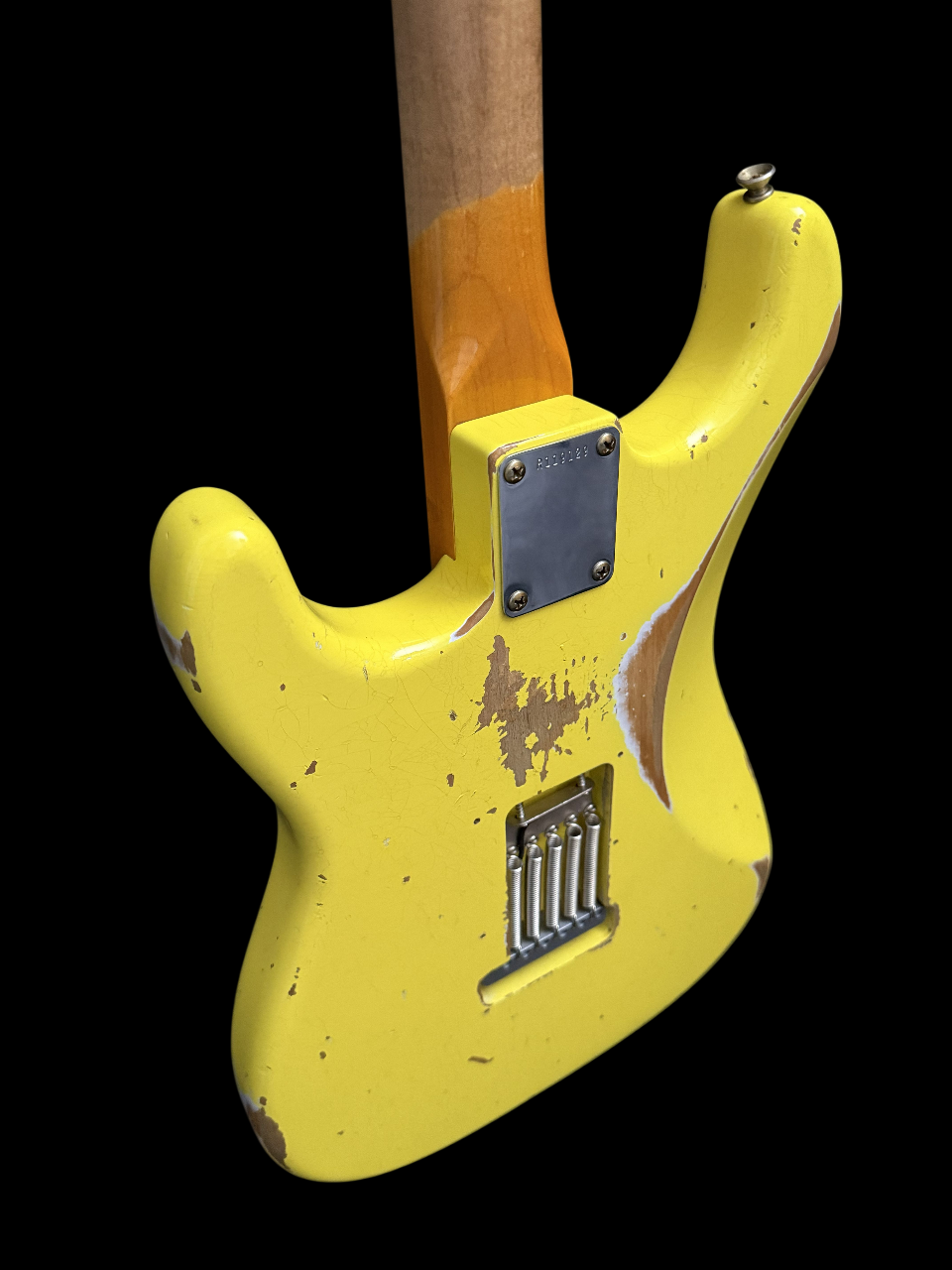 2022 Fender Custom Shop '63 Stratocaster Heavy Relic Graffiti Yellow 3,3kg