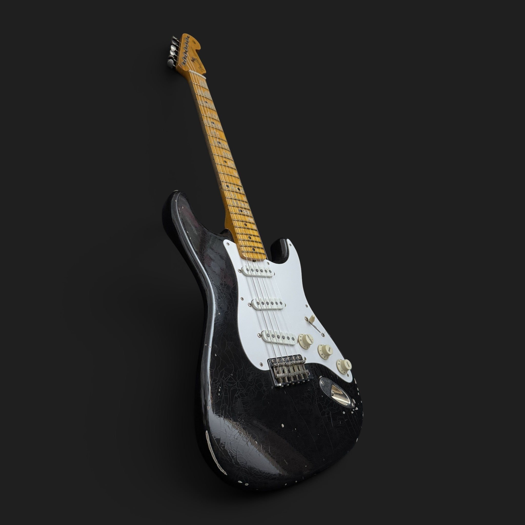 2025 Deluxe Partscaster • Eric Clapton "Blackie" Reissue • Aged Black • Mojotone • 3,4kg