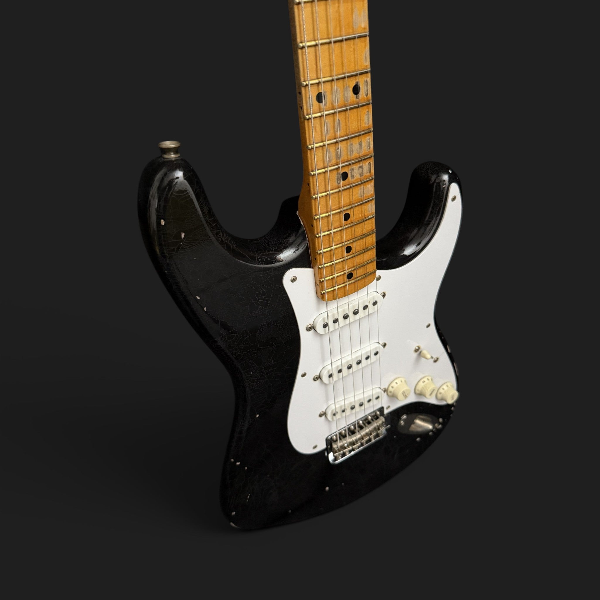 2025 Deluxe Partscaster • Eric Clapton "Blackie" Reissue • Aged Black • Mojotone • 3,4kg