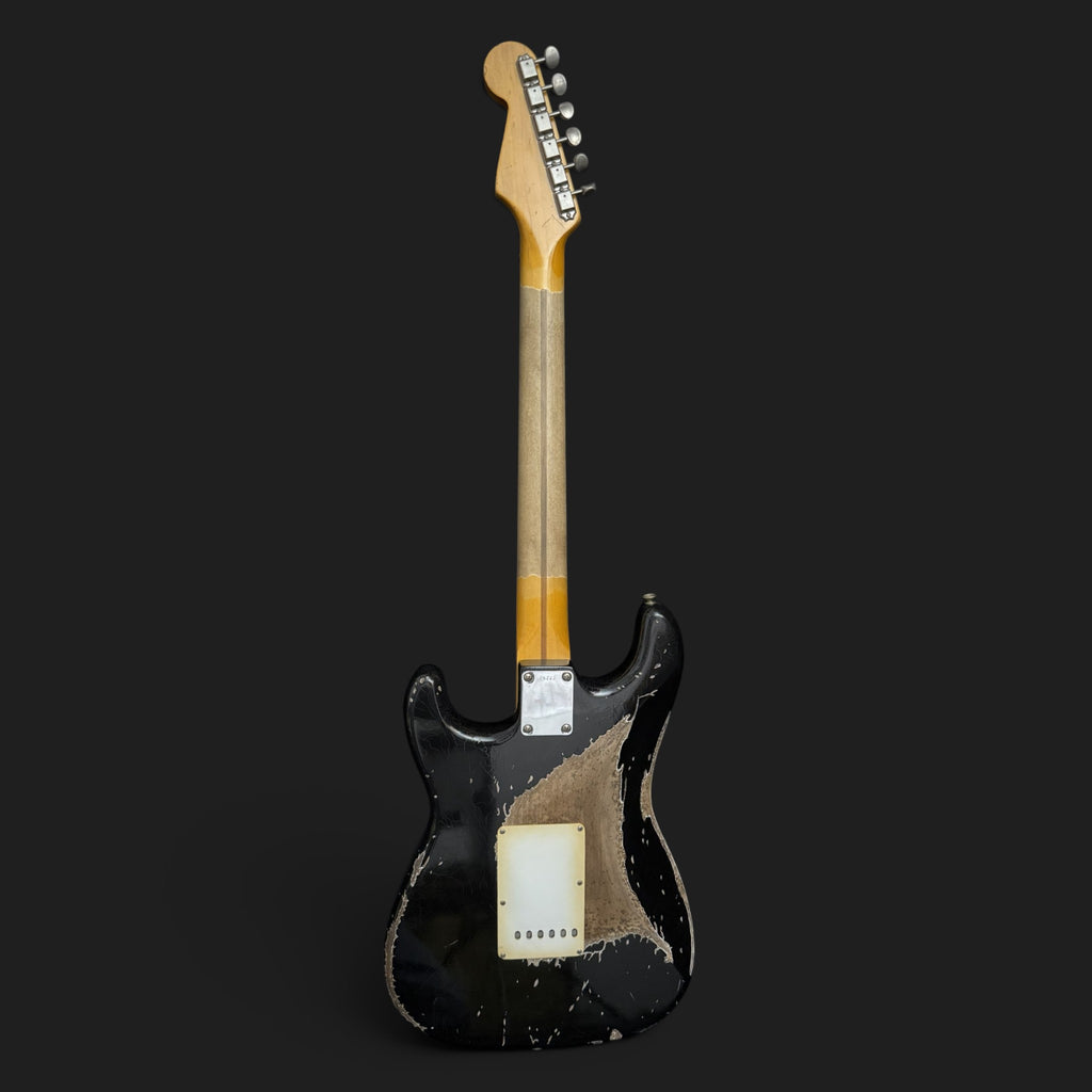 2025 Deluxe Partscaster • Eric Clapton "Blackie" Reissue • Aged Black • Mojotone • 3,4kg