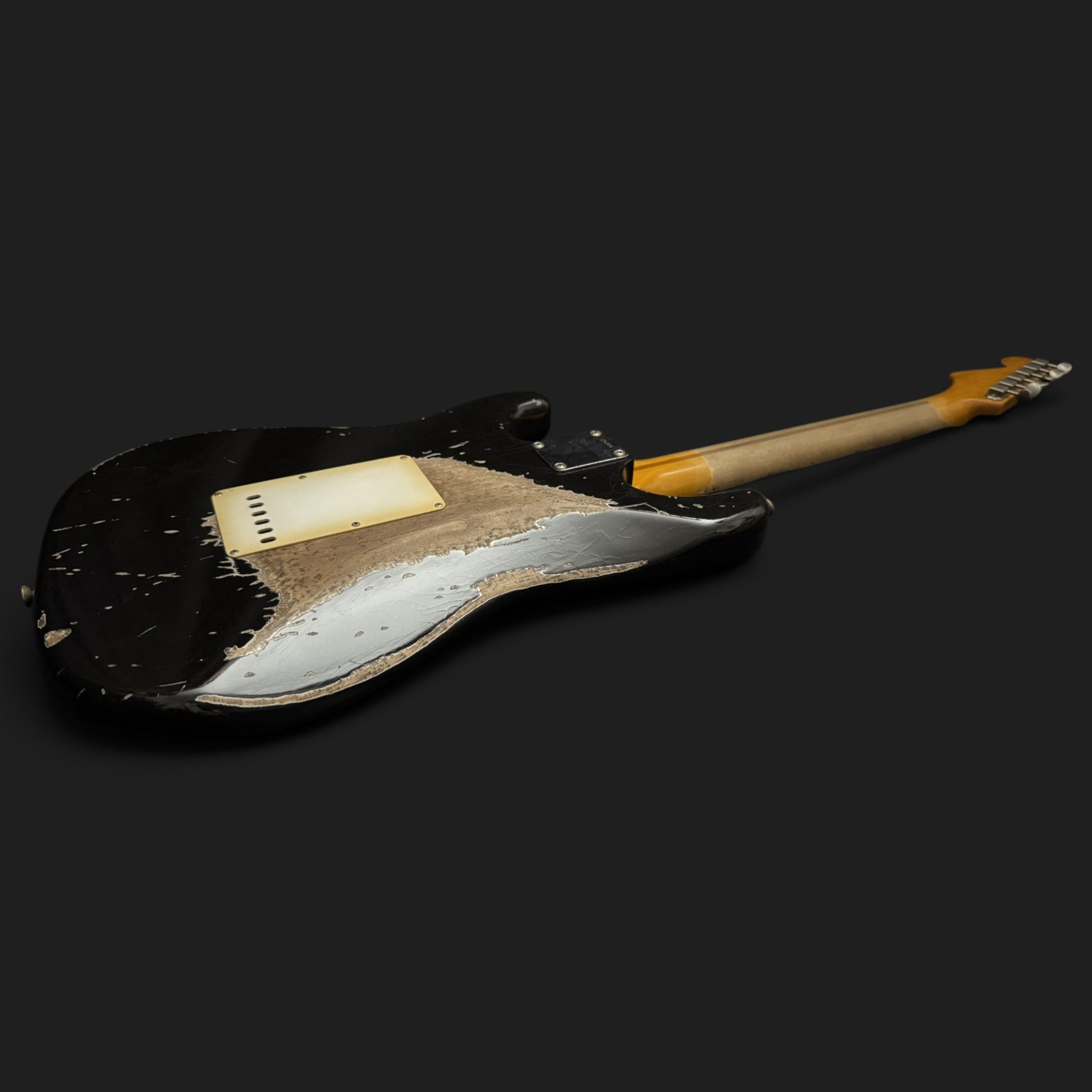 2025 Deluxe Partscaster • Eric Clapton "Blackie" Reissue • Aged Black • Mojotone • 3,4kg
