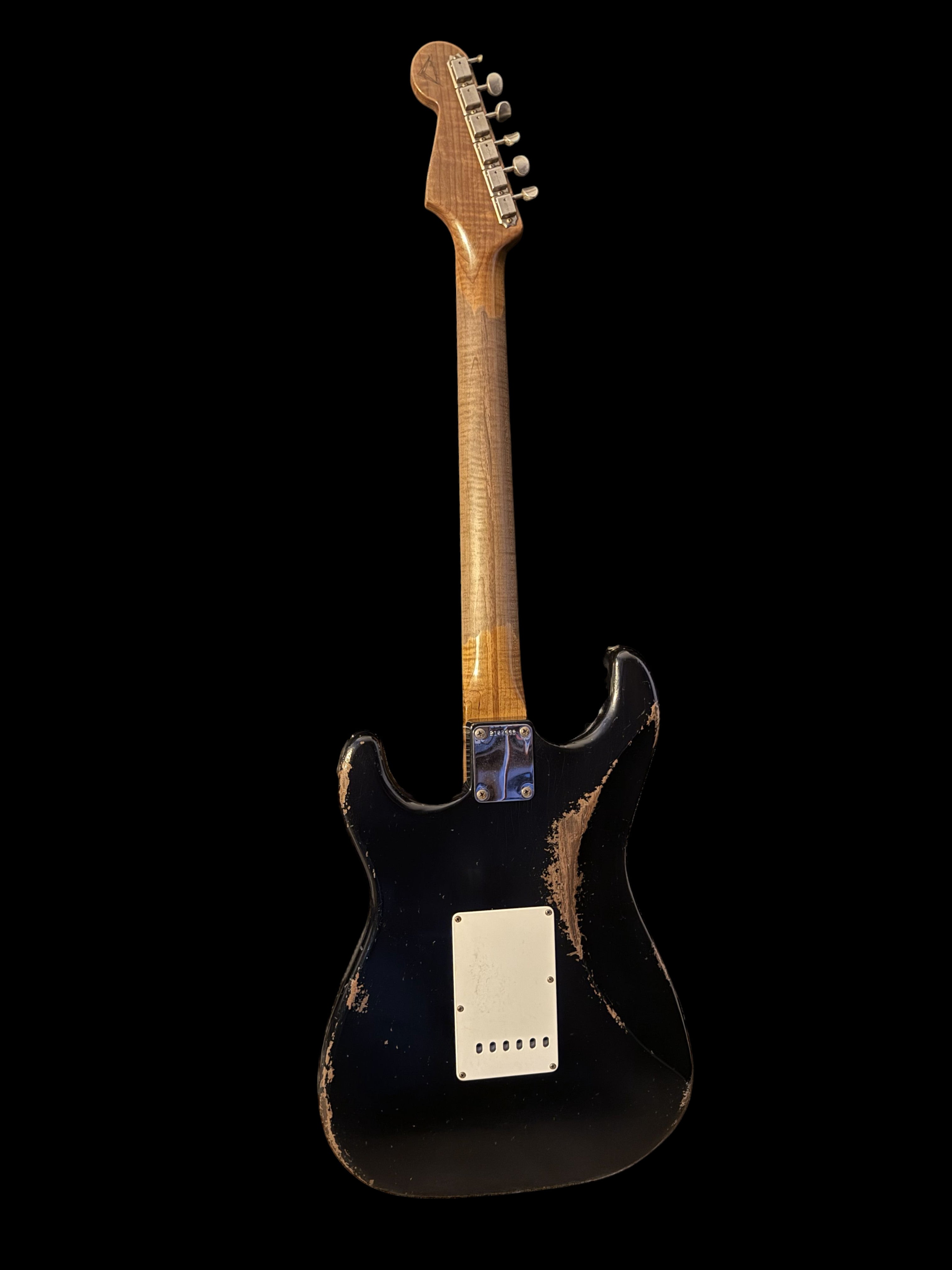 Fender '57 Stratocaster Heavy Relic aged Black - Masterbuilt Yuriy Shishkov - 3,15kg