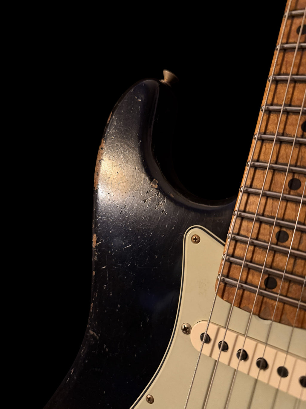 Fender '57 Stratocaster Heavy Relic aged Black - Masterbuilt Yuriy Shishkov - 3,15kg