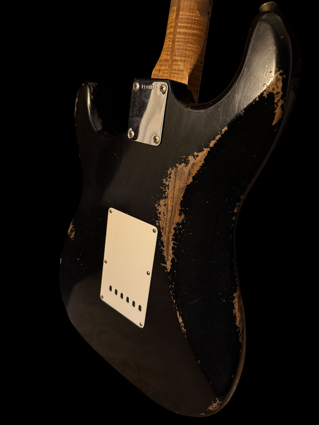 Fender '57 Stratocaster Heavy Relic aged Black - Masterbuilt Yuriy Shishkov - 3,15kg