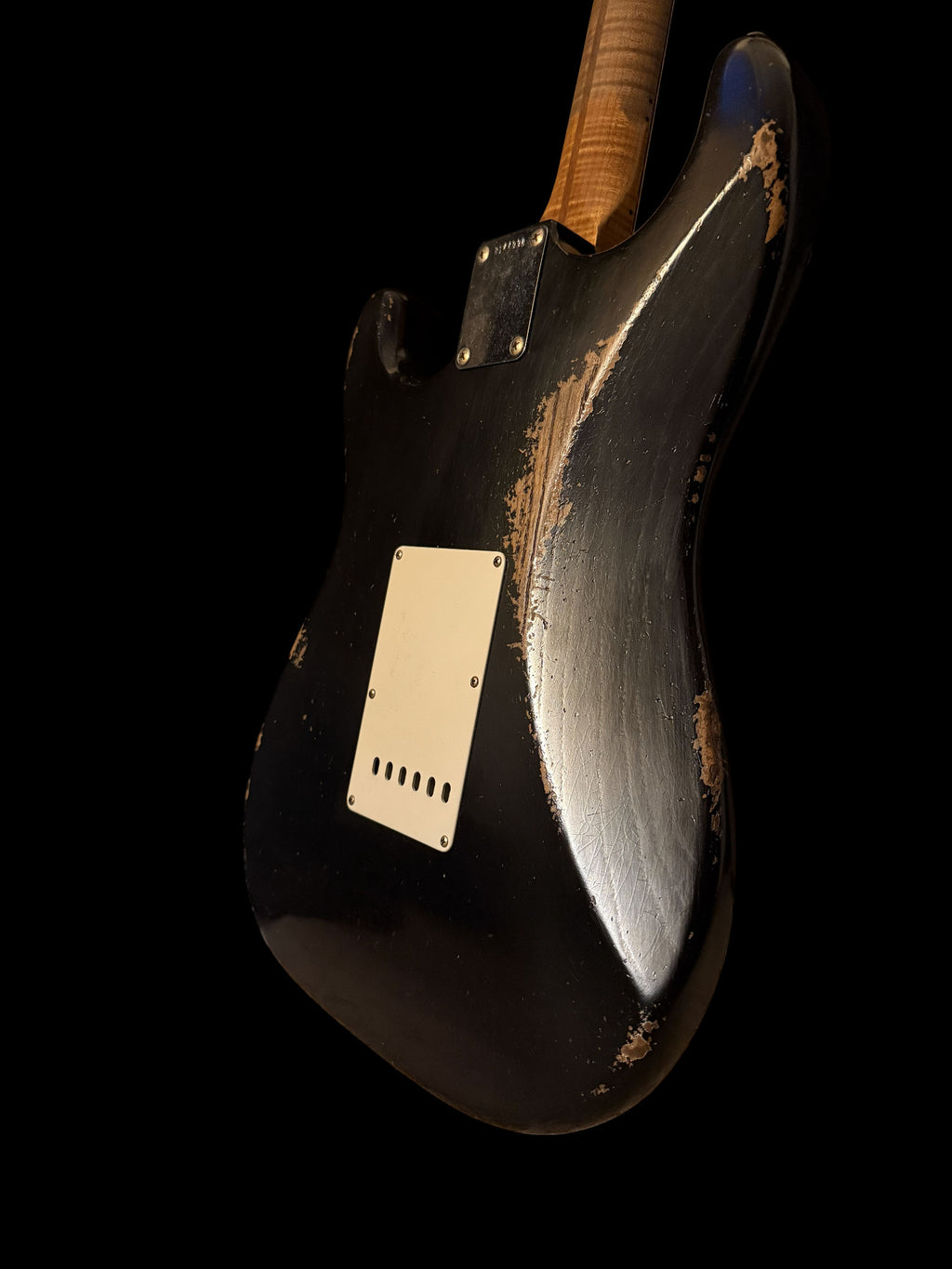 Fender '57 Stratocaster Heavy Relic aged Black - Masterbuilt Yuriy Shishkov - 3,15kg