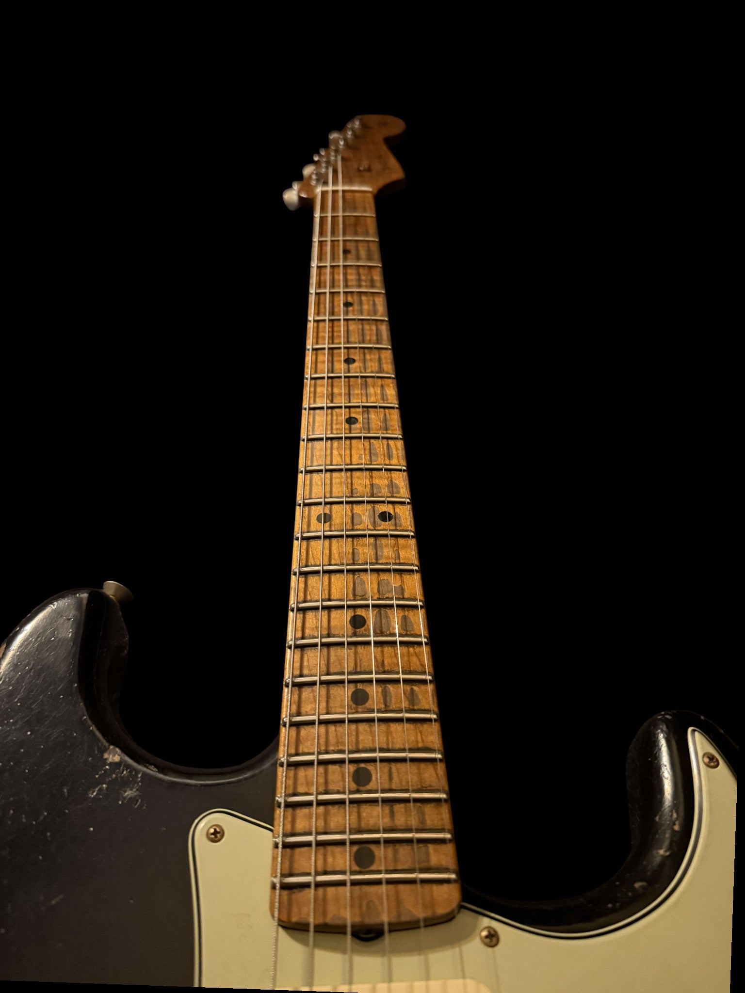 Fender '57 Stratocaster Heavy Relic aged Black - Masterbuilt Yuriy Shishkov - 3,15kg