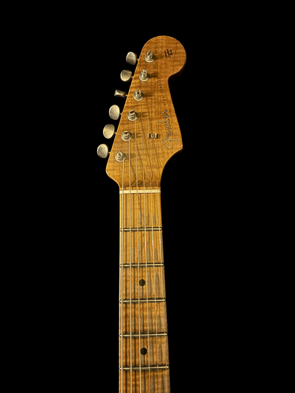 Fender '57 Stratocaster Heavy Relic aged Black - Masterbuilt Yuriy Shishkov - 3,15kg