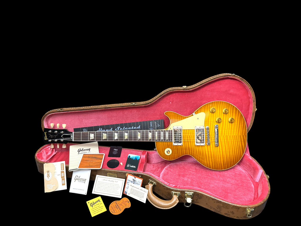 2023 Gibson Les Paul 1959  Standard Reissue Murphy Aged Antique Lemon Burst MHH Factory Special Edition " Golden Era" OUT-OF-PHASE  The Holy Grail - with ‚GREENY‘ Sound! 3,52kg