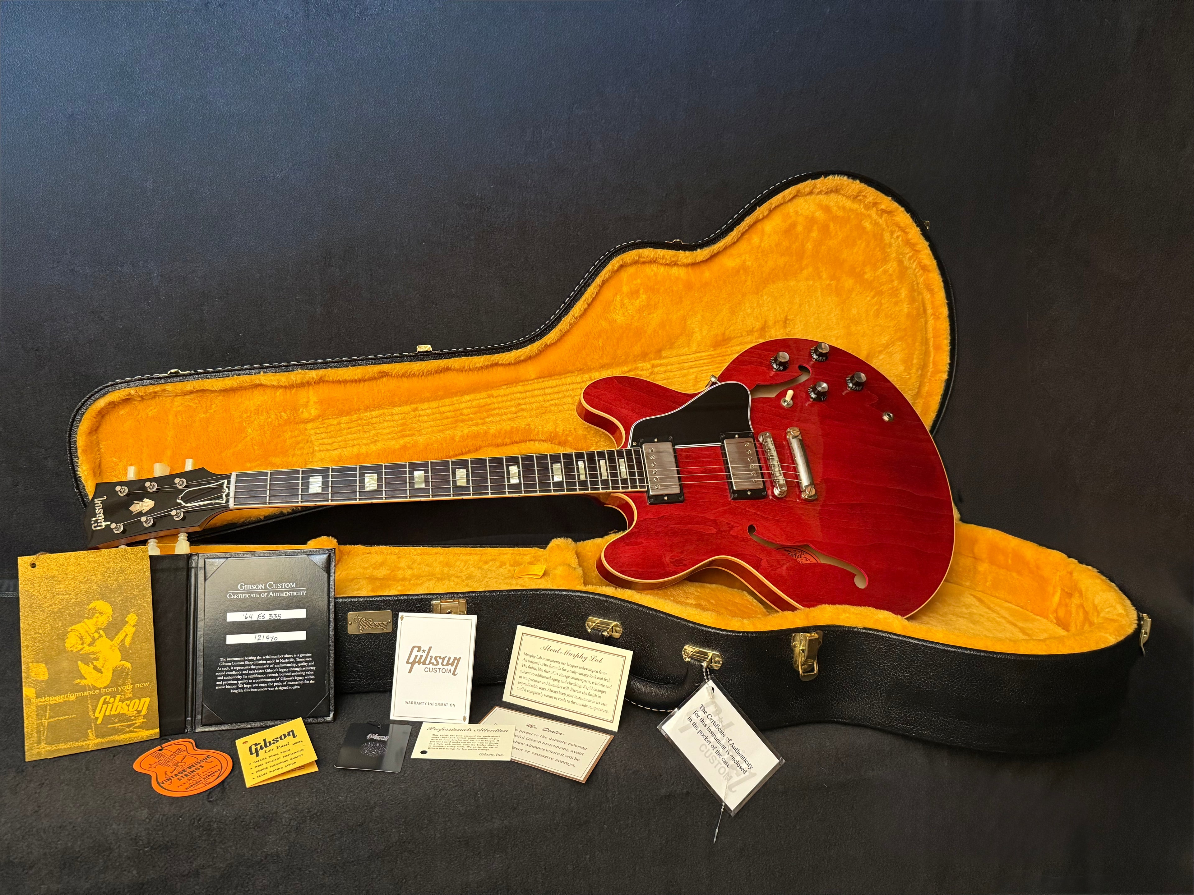 2022 Gibson ES-335 1964 Reissue Sixties Cherry Custom Shop Nashville