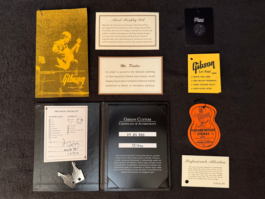 2022 Gibson ES-335 1964 Reissue Sixties Cherry Custom Shop Nashville