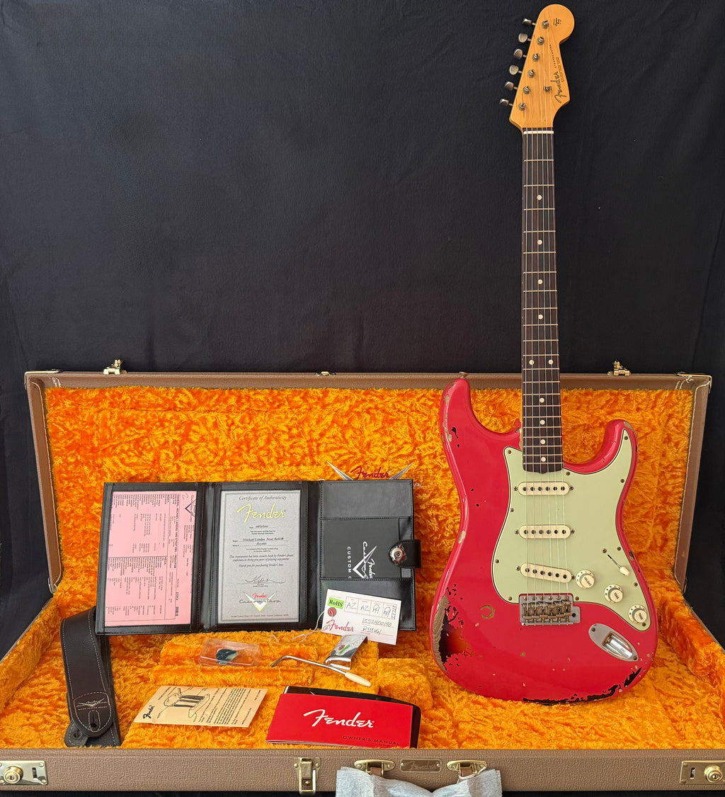 2021 Fender '63 Stratocaster Relic Michael Landau FRD over 3TSB