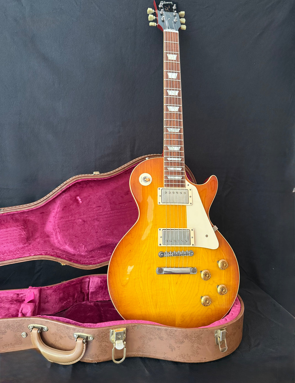 SOLD! 2012 Gibson 1958 Reissue Ice Tea Burst Plain Top