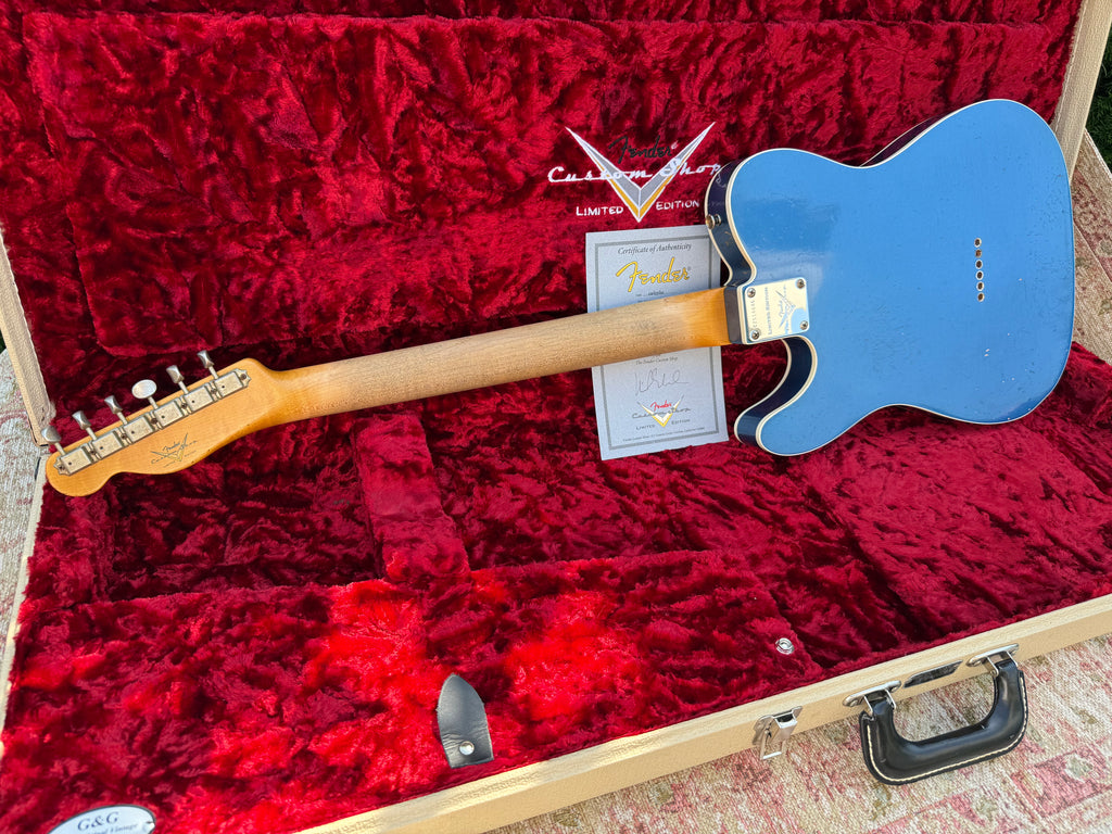 2010 Fender '62 Telecaster Custom Relic Lake Placid Blue Limited