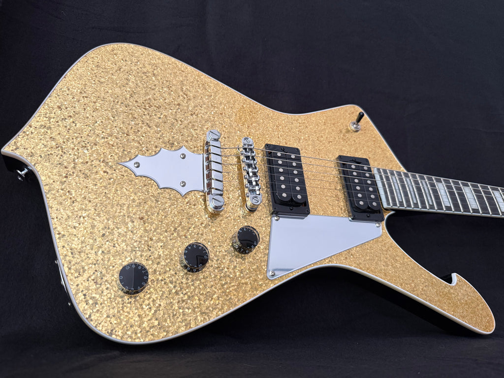2023 Ibanez Iceman Paul Stanley Signature Sparkle Gold (PS60-SGL)