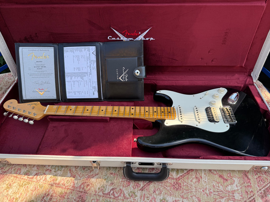 2023 Fender '59 Stratocaster Journeyman Relic HSS BLK MN