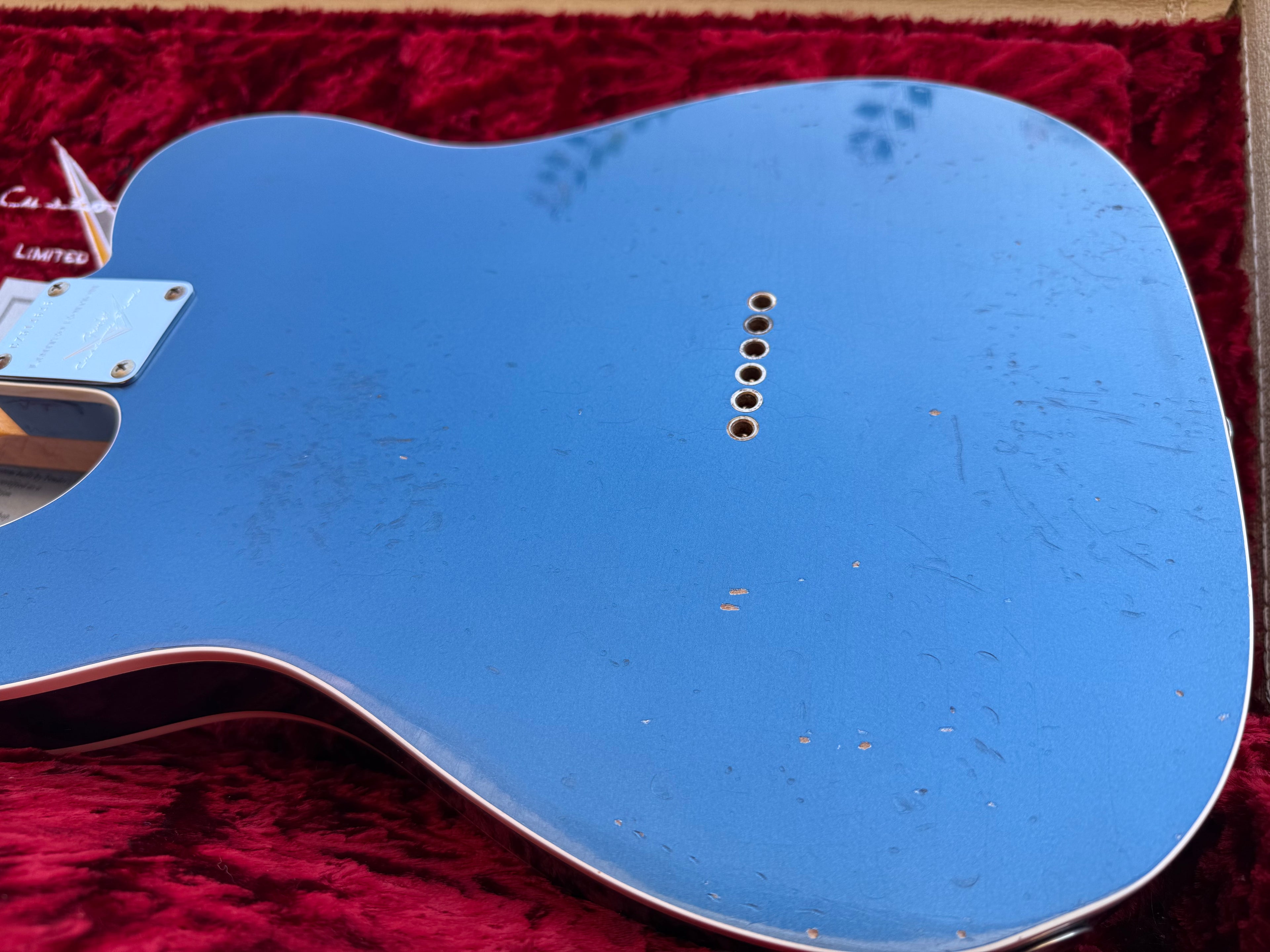 2010 Fender '62 Telecaster Custom Relic Lake Placid Blue Limited