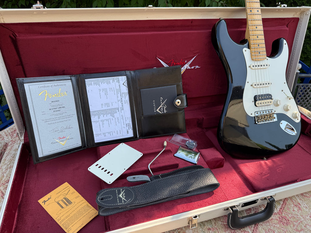 2023 Fender '59 Stratocaster Journeyman Relic HSS BLK MN