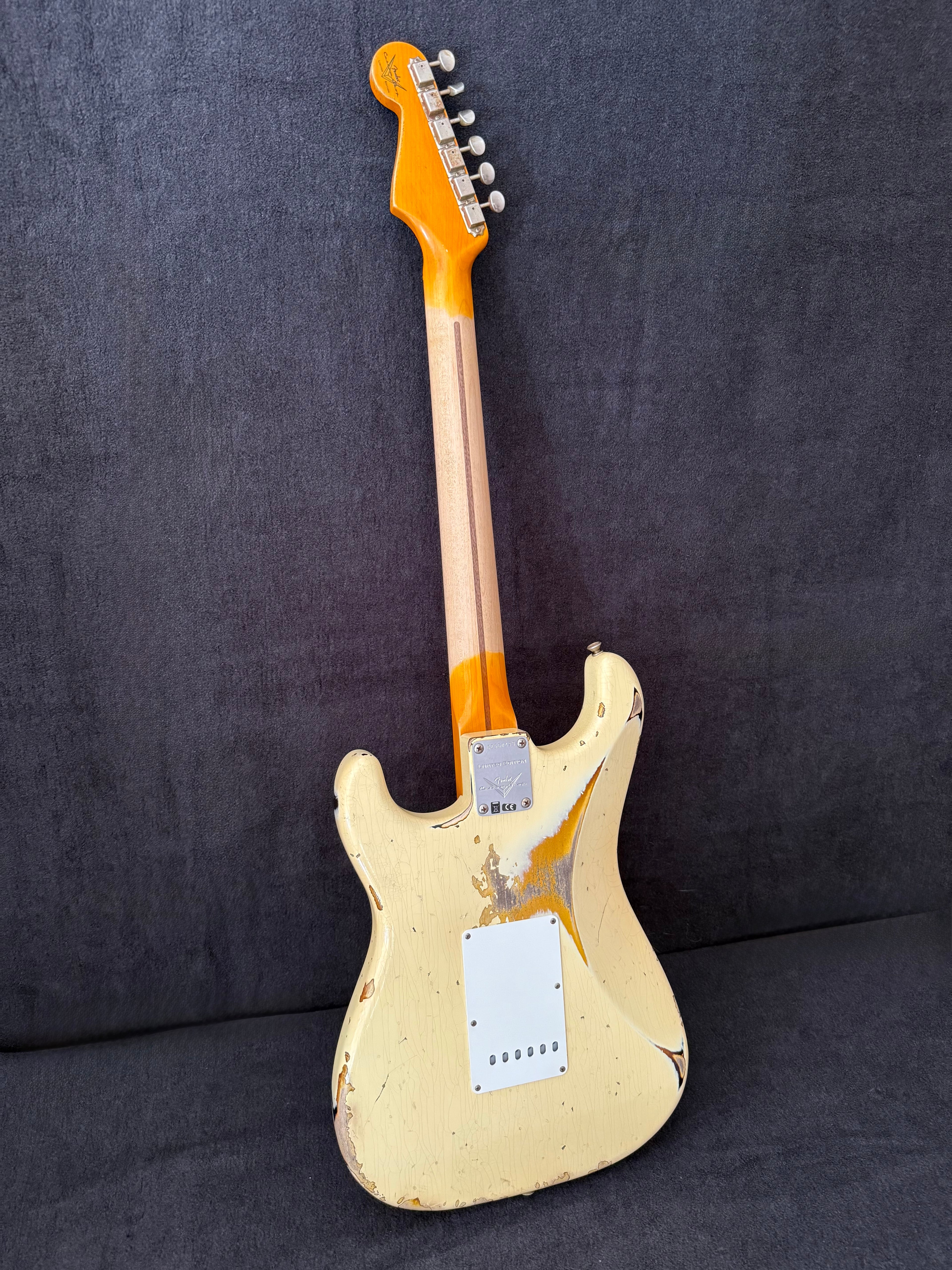 2021 Fender '56 Stratocaster Heavy Relic Ltd. Aged vintage white over Sunburst