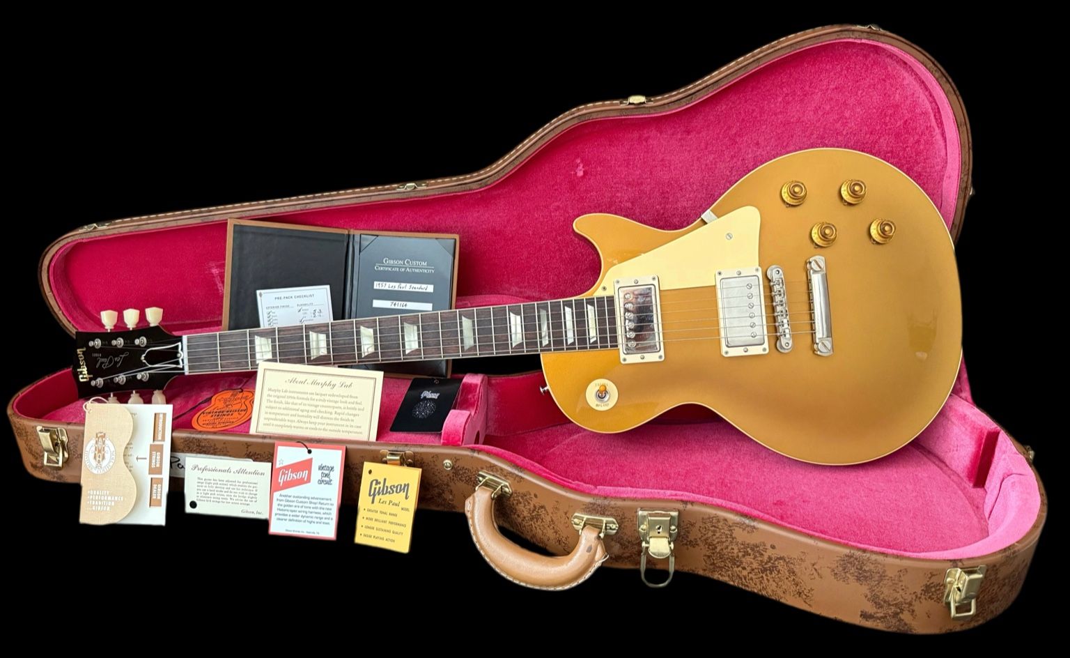 2024 Gibson Les Paul 1957 Goldtop Historic Reissue Collection Double Gold VOS