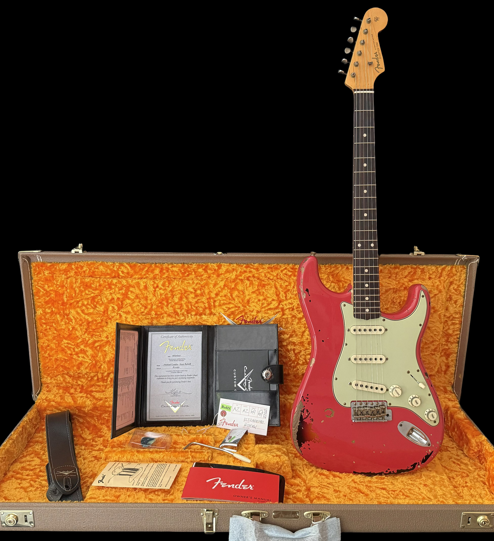 2021 Fender '63 Stratocaster Relic Michael Landau FRD over 3TSB