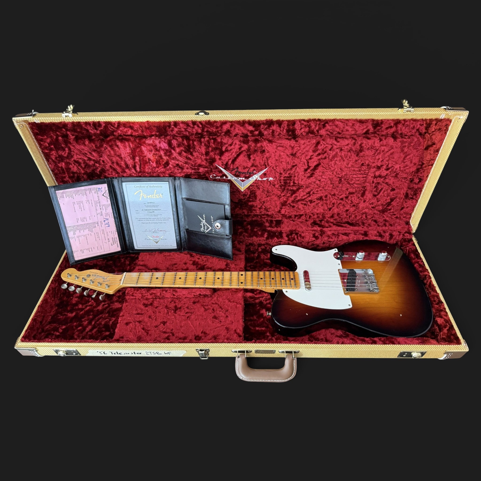 2019 Fender '56 Telecaster Journeyman Relic • Time Machine • Wide fade 2-Tone Sunburst • 3,3kg