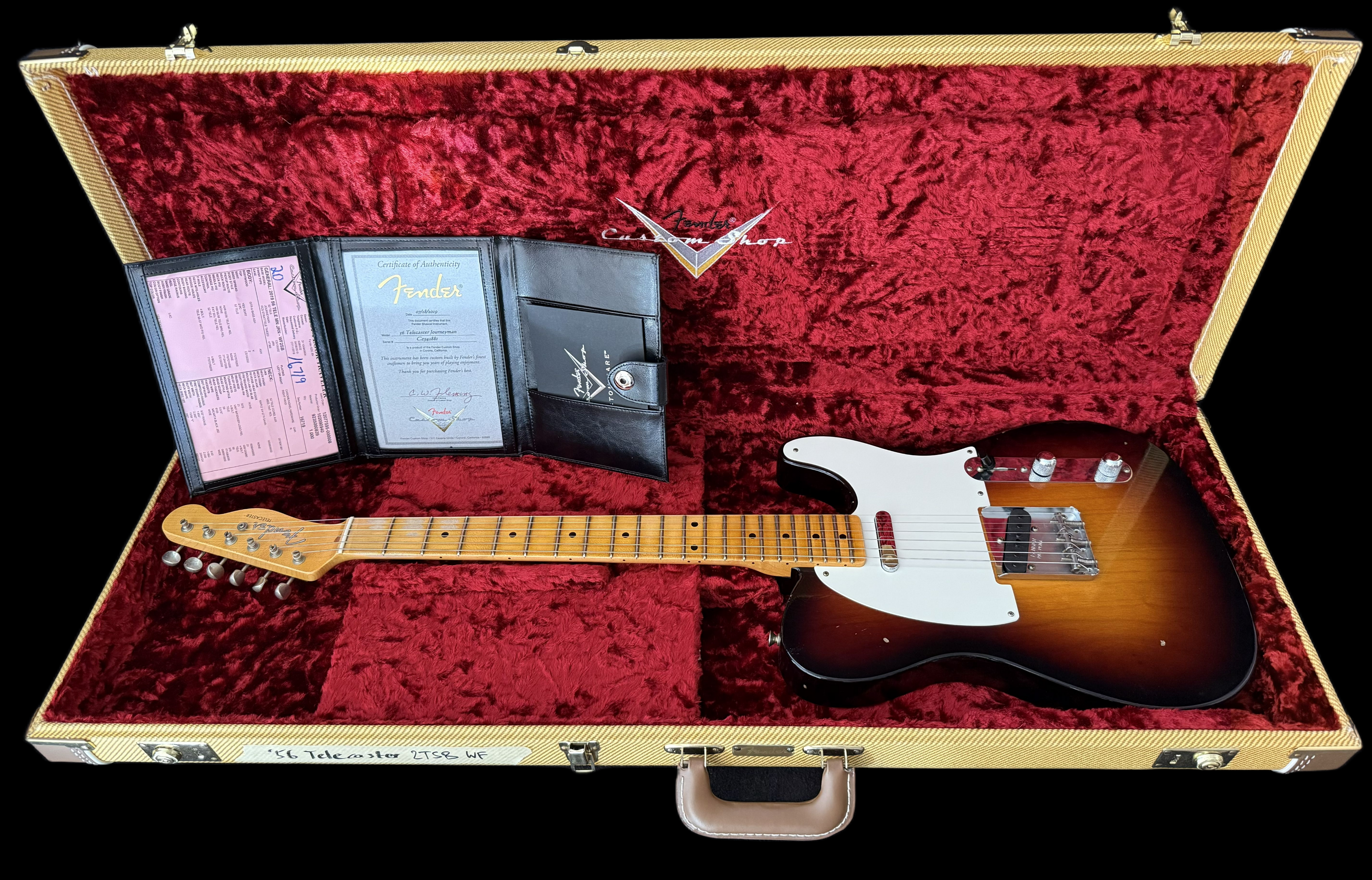 2019 Fender '56 Telecaster Journeyman Relic Time Machine wide fade 2TSB