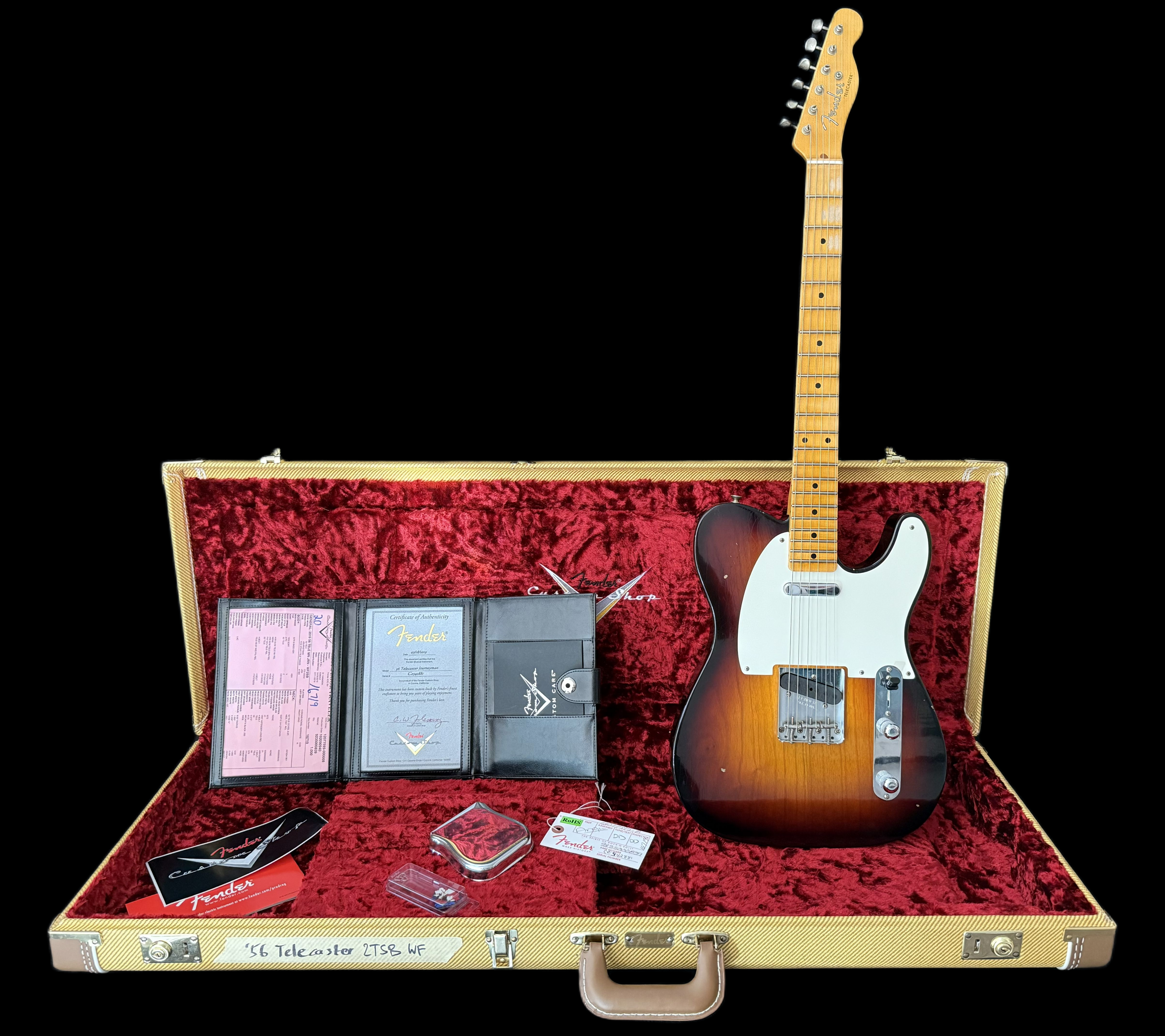 2019 Fender '56 Telecaster Journeyman Relic Time Machine wide fade 2TSB