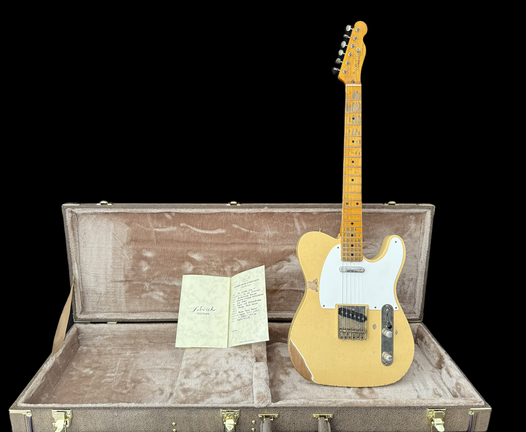 Sobrich Golden Era `56 Tele Aged Butterscotch Blonde