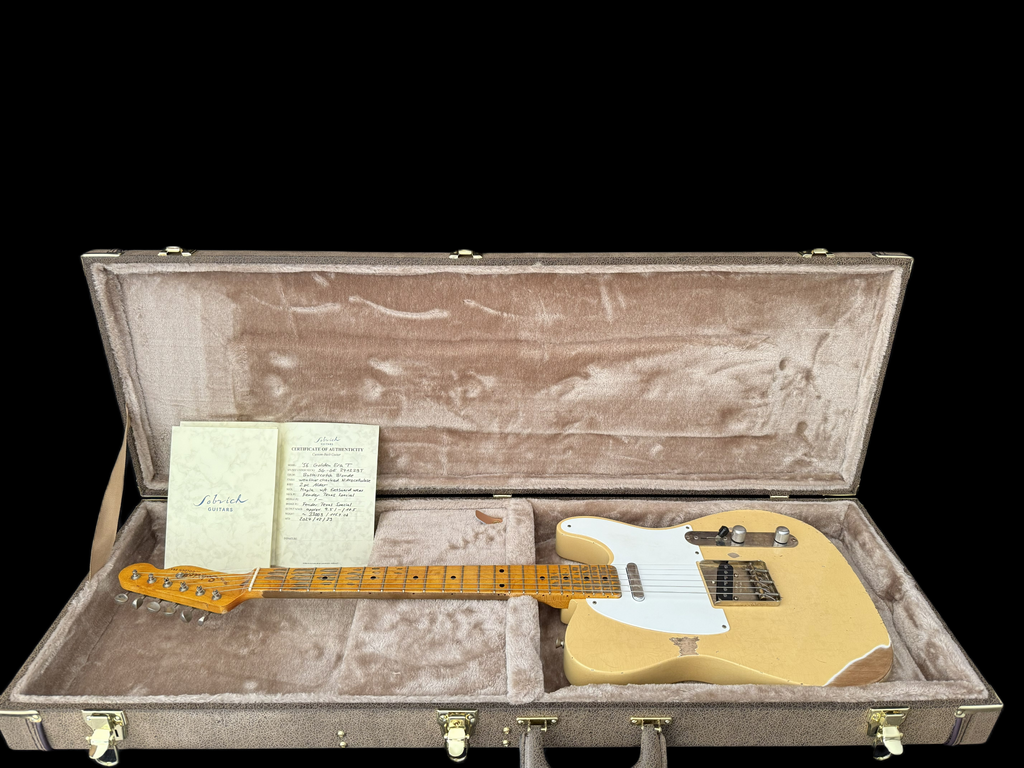 Sobrich Golden Era `56 Tele Aged Butterscotch Blonde