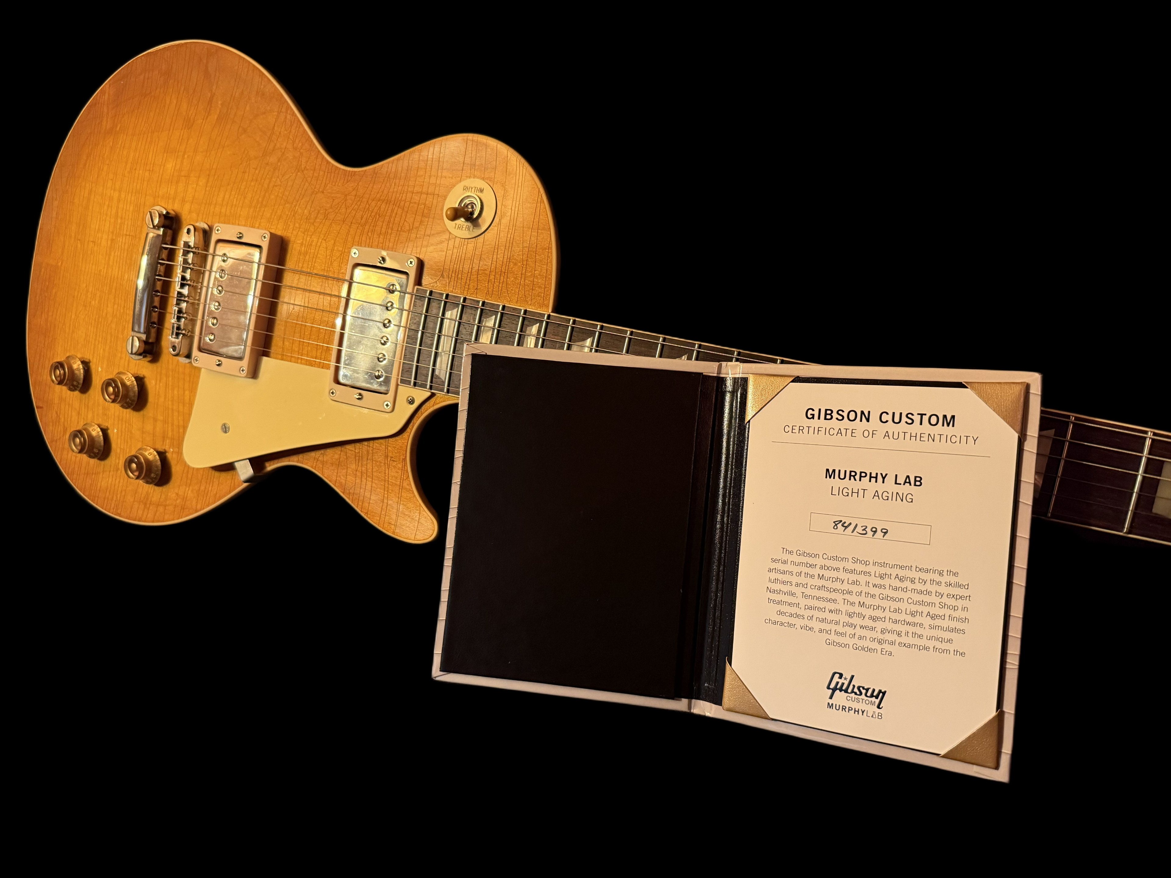 2024 Gibson Les Paul 1958 Reissue Murphy Lab light aged-Lemon Burst 3,9kg