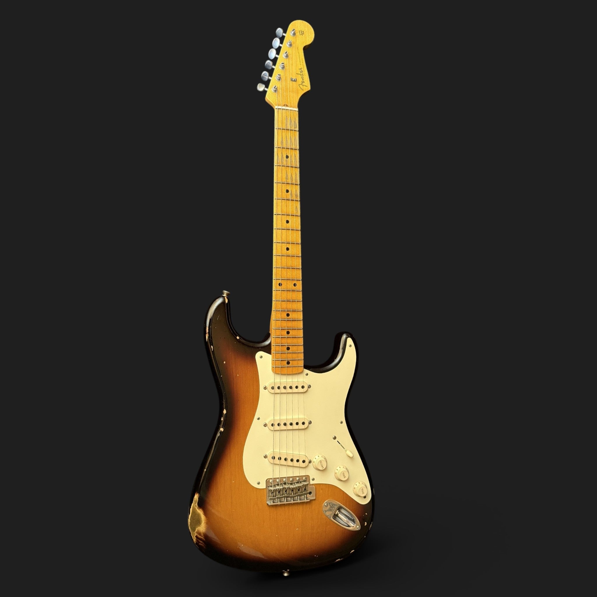 2019 Fender Custom Shop `56 Stratocaster Relic 2-Tone Sunburst - Ash - HW Fat 50s - 3,35kg