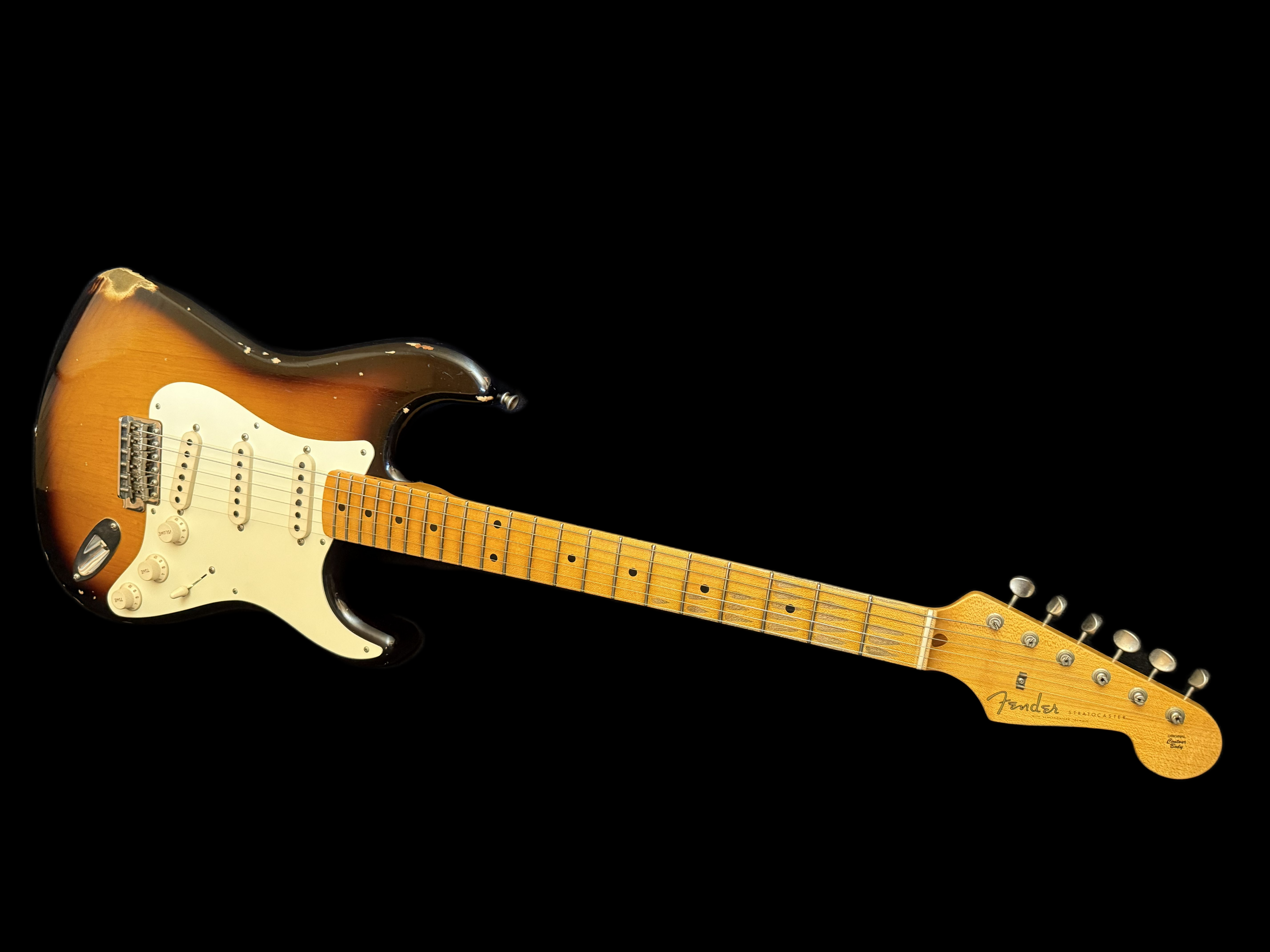2019 Fender `56 Stratocaster Relic 2Tone Sunburst Ash Body