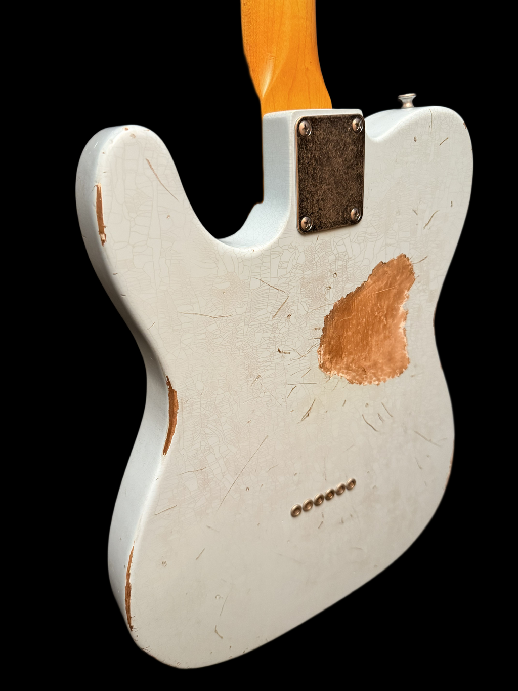 2025 Sobrich Golden Era 60s Tele aged Daphne Blue - Lollar Pickups