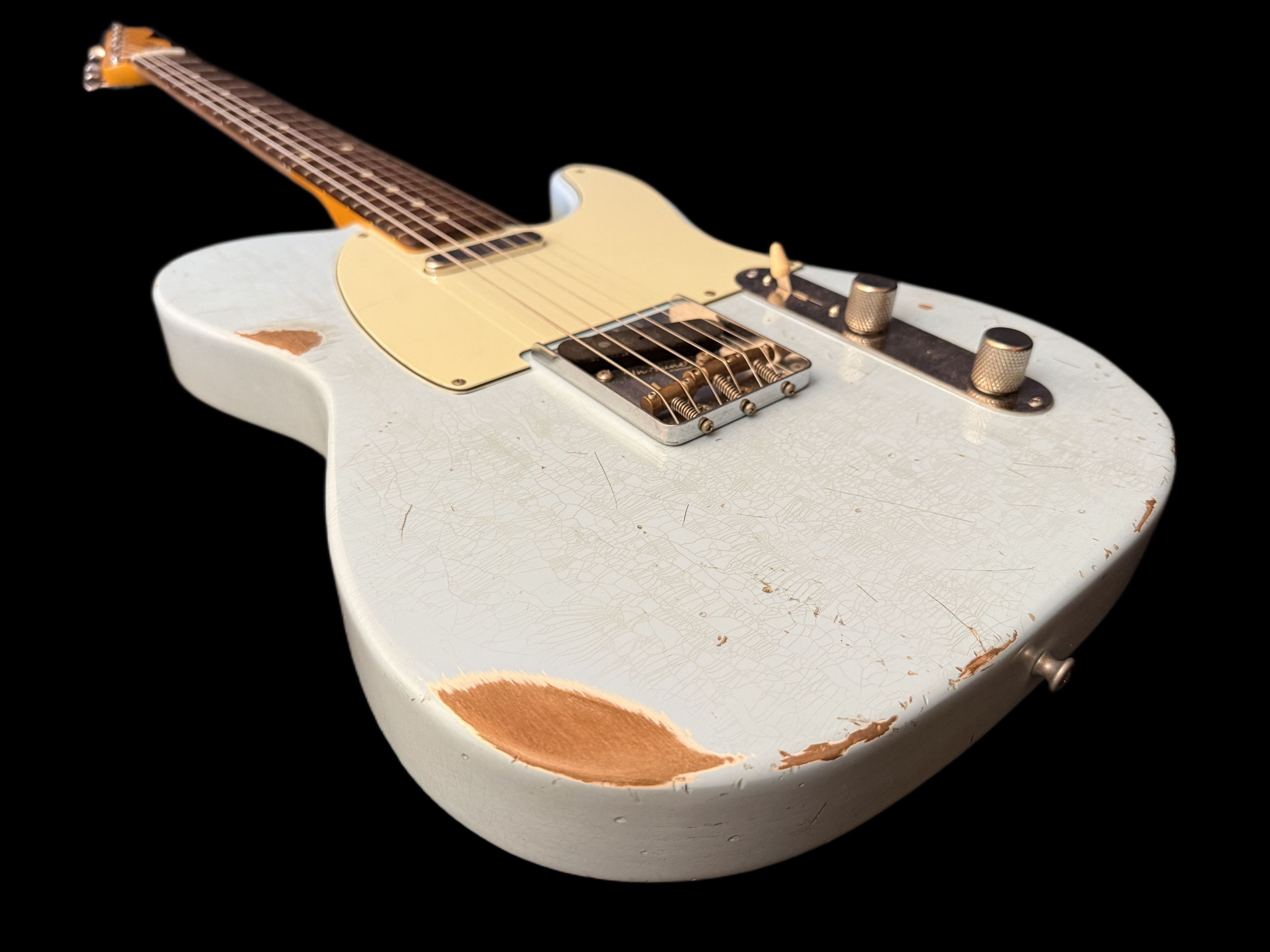 2025 Sobrich Golden Era 60s Tele aged Daphne Blue - Lollar Pickups