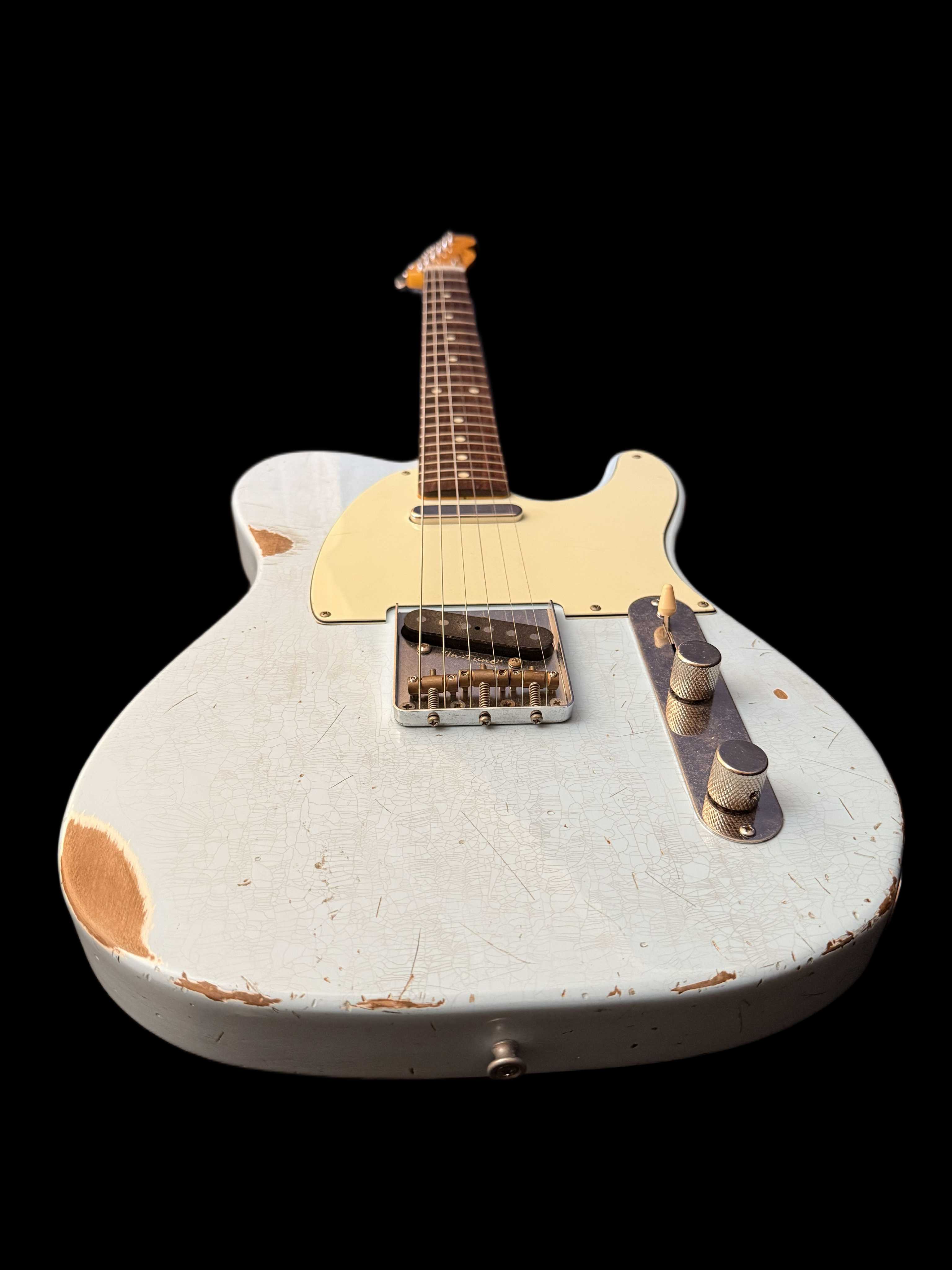 2025 Sobrich Golden Era 60s Tele aged Daphne Blue - Lollar Pickups