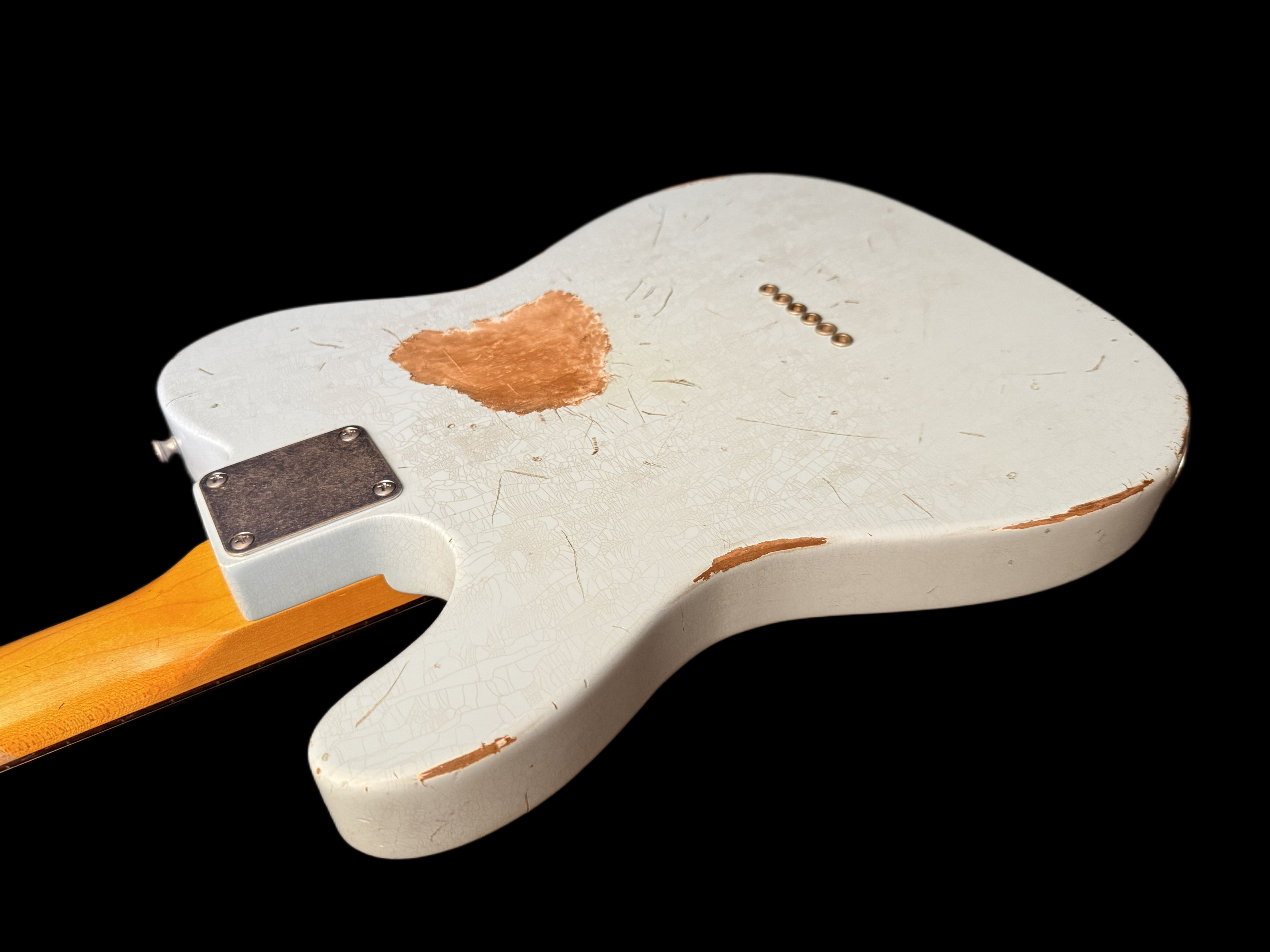 2025 Sobrich Golden Era 60s Tele aged Daphne Blue - Lollar Pickups