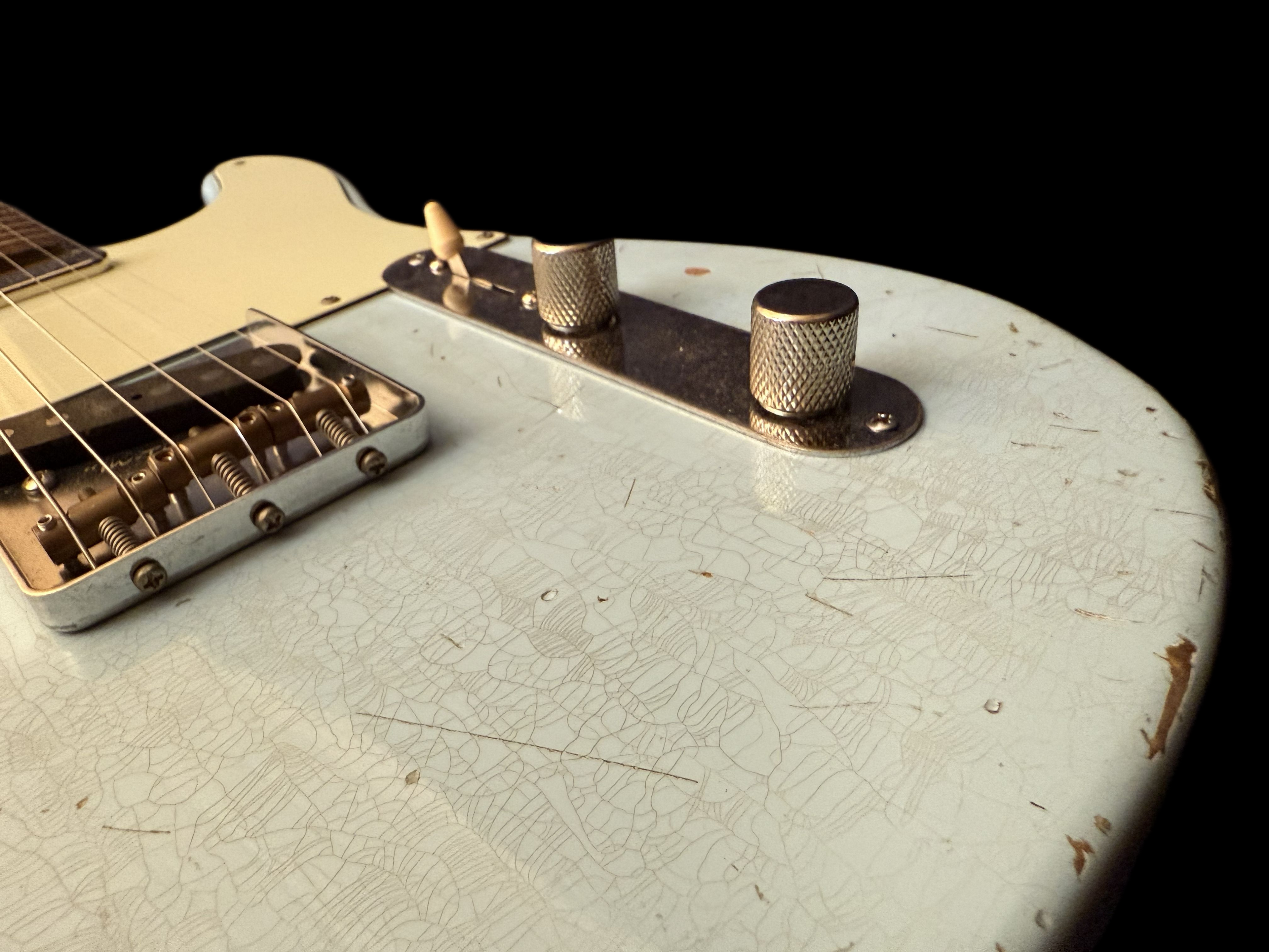 2025 Sobrich Golden Era 60s Tele aged Daphne Blue - Lollar Pickups