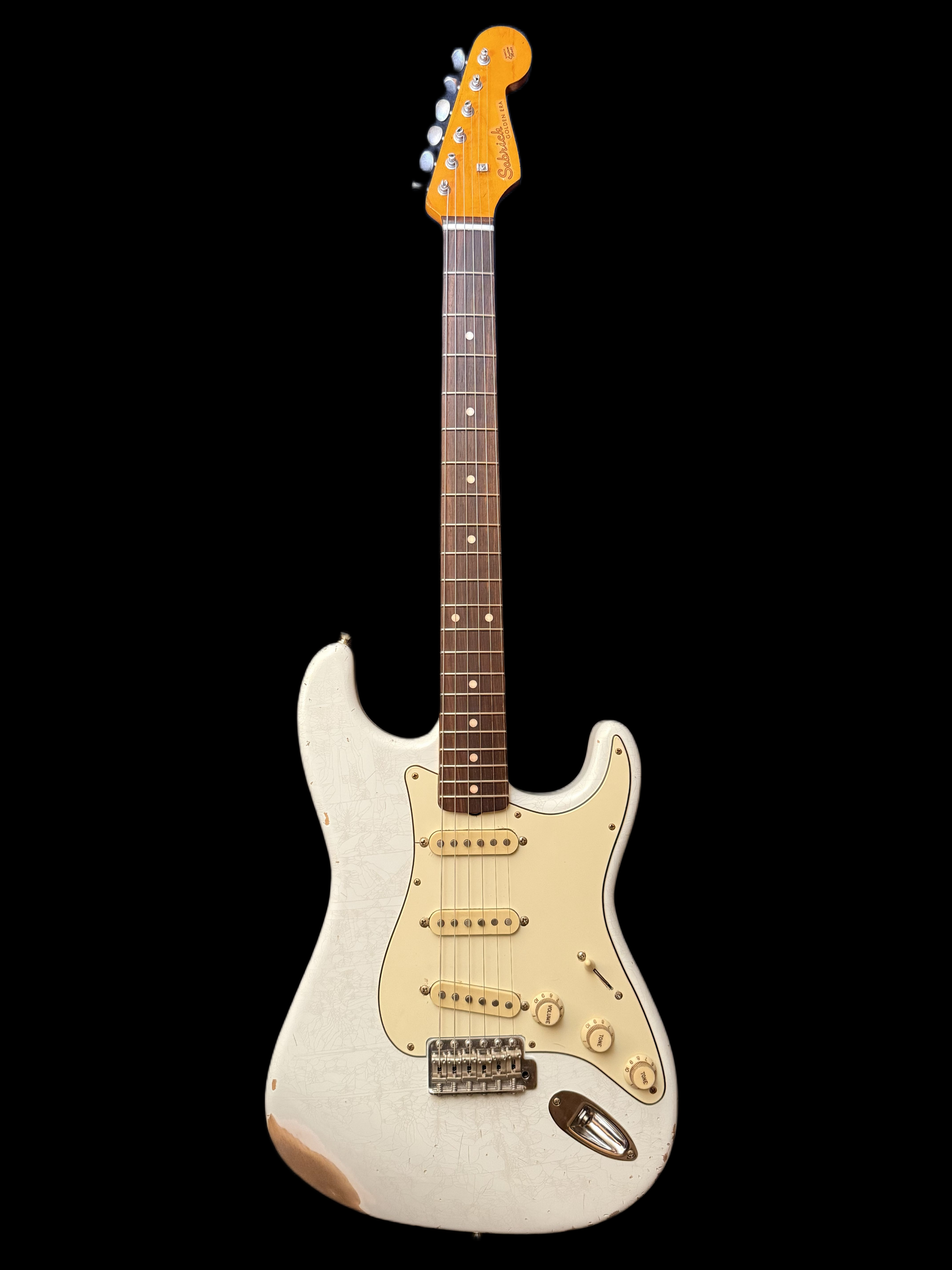 2025 Sobrich Golden Era 60s ST Faded Sonic Blue aged - Lollar Blackface Pickups