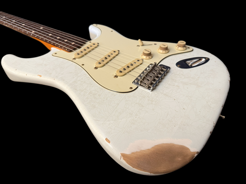 2025 Sobrich Golden Era 60s ST Faded Sonic Blue aged - Lollar Blackface Pickups