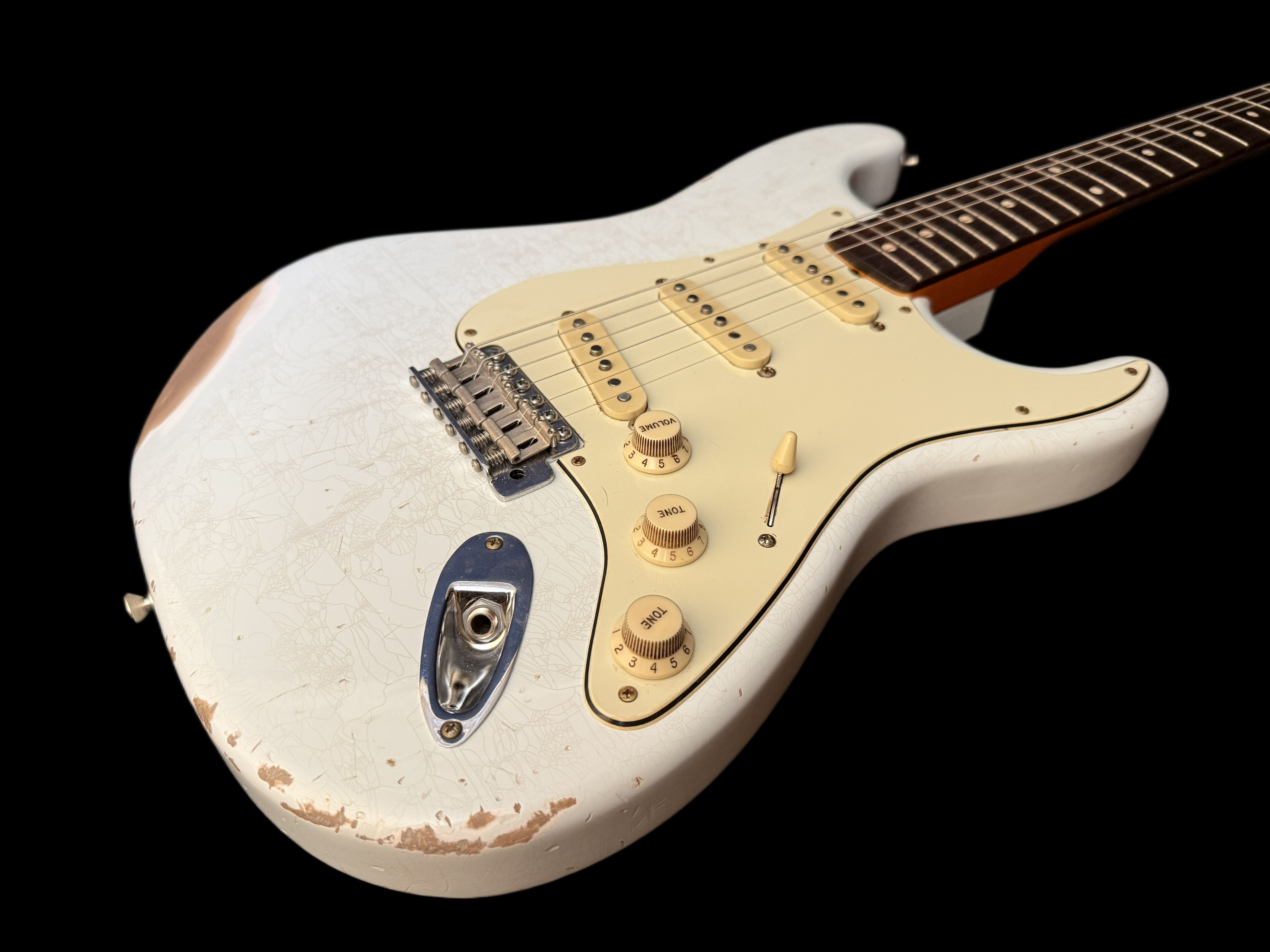 2025 Sobrich Golden Era 60s ST Faded Sonic Blue aged - Lollar Blackface Pickups