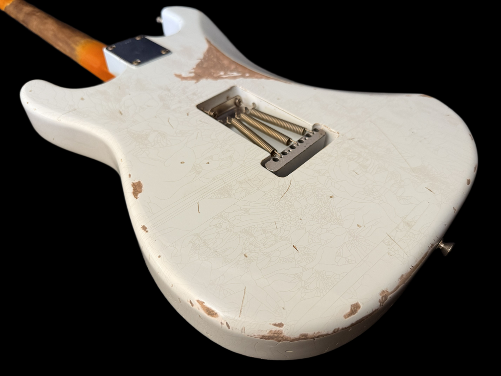 2025 Sobrich Golden Era 60s ST Faded Sonic Blue aged - Lollar Blackface Pickups