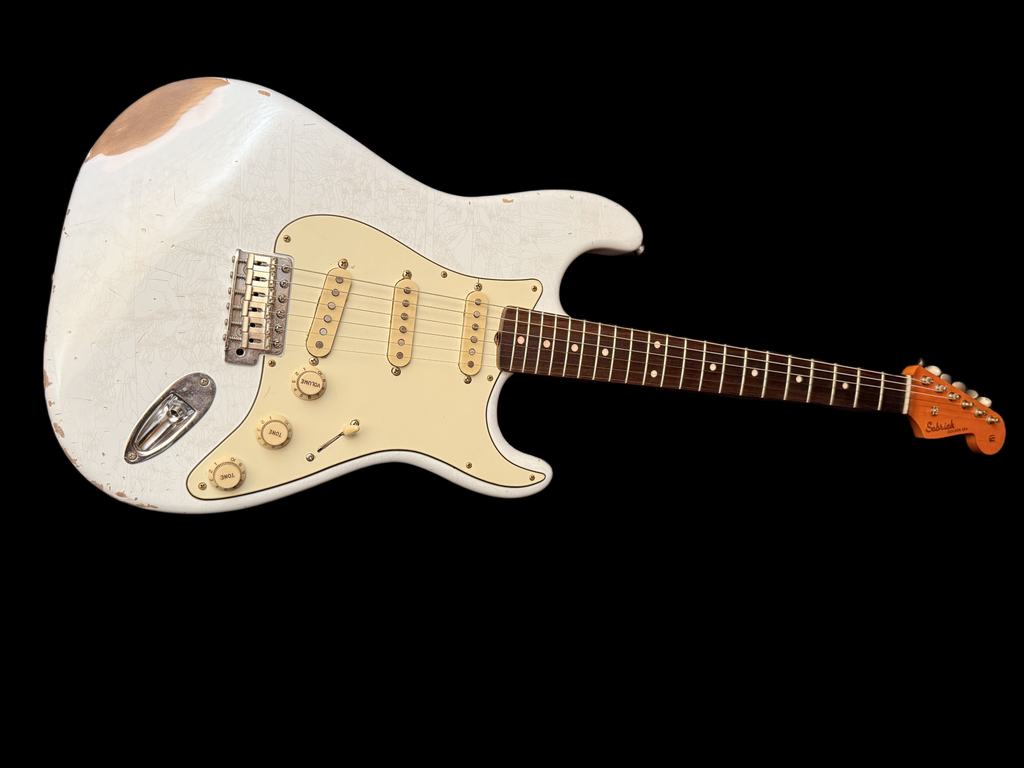 2025 Sobrich Golden Era 60s ST Faded Sonic Blue aged - Lollar Blackface Pickups