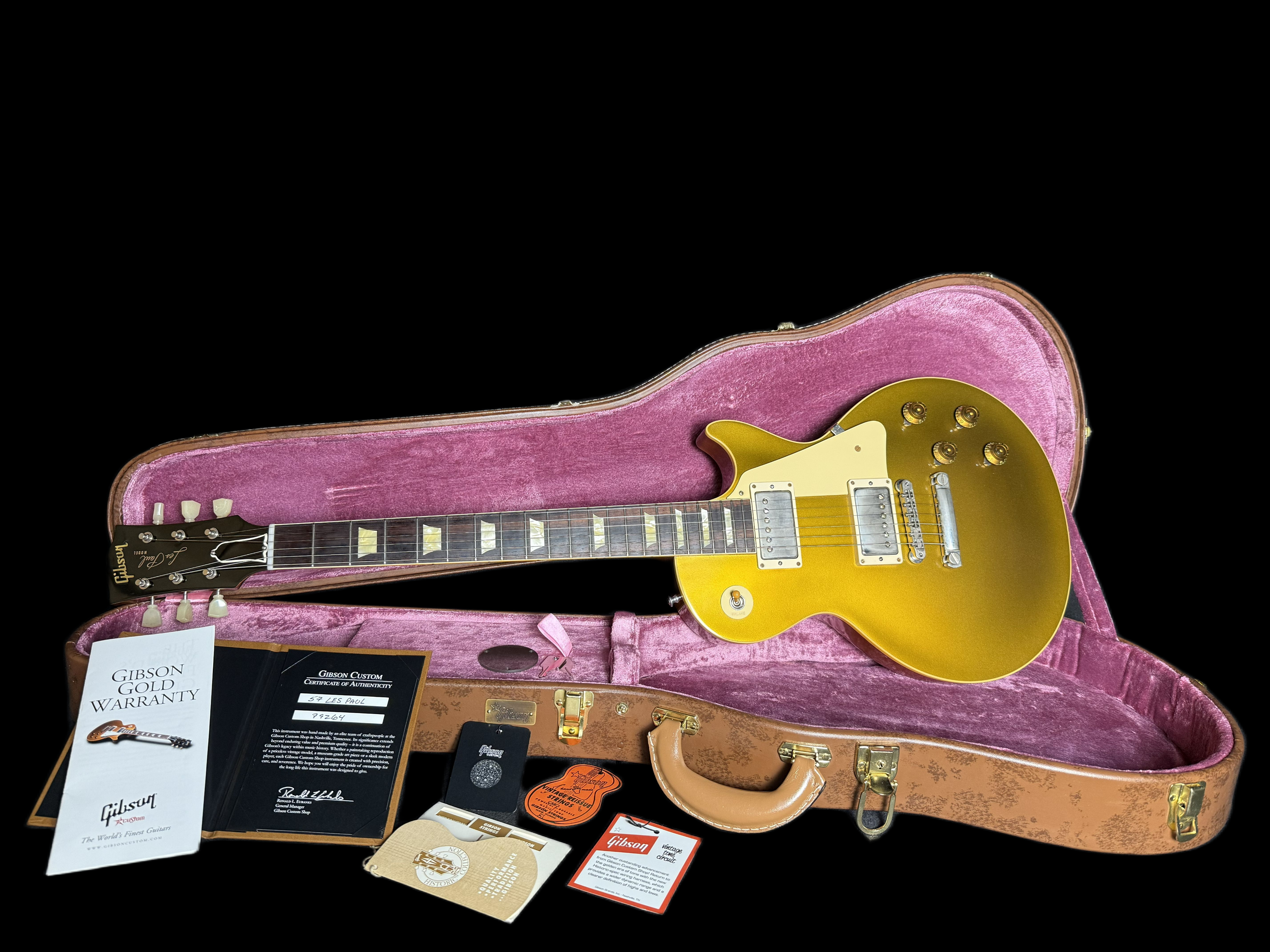 2019 Gibson Les Paul 1957 Goldtop Reissue Custom Shop VOS 3,95kg